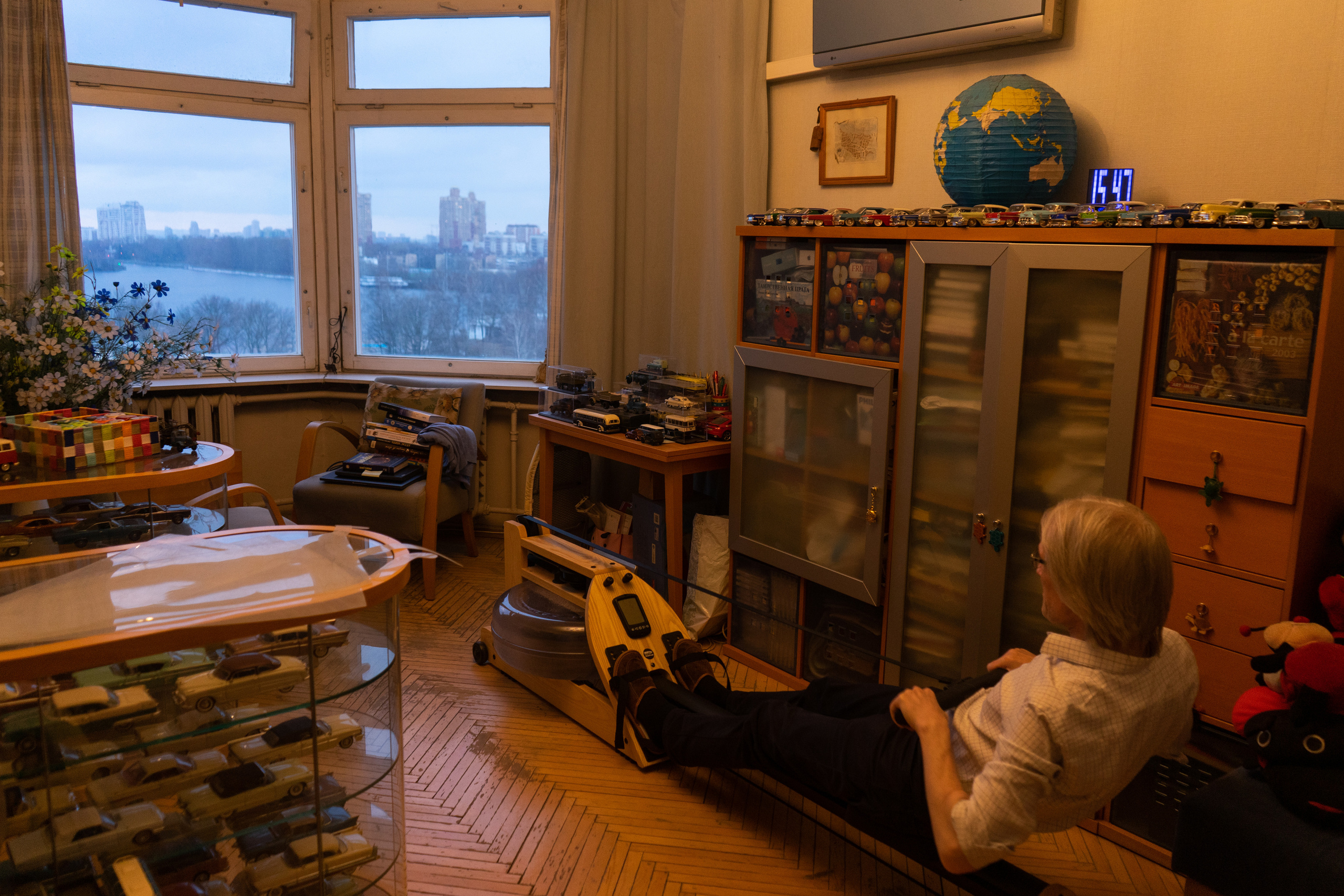 В гостях у писателя Михаила Есеновского. Фотограф Павел Шальнев