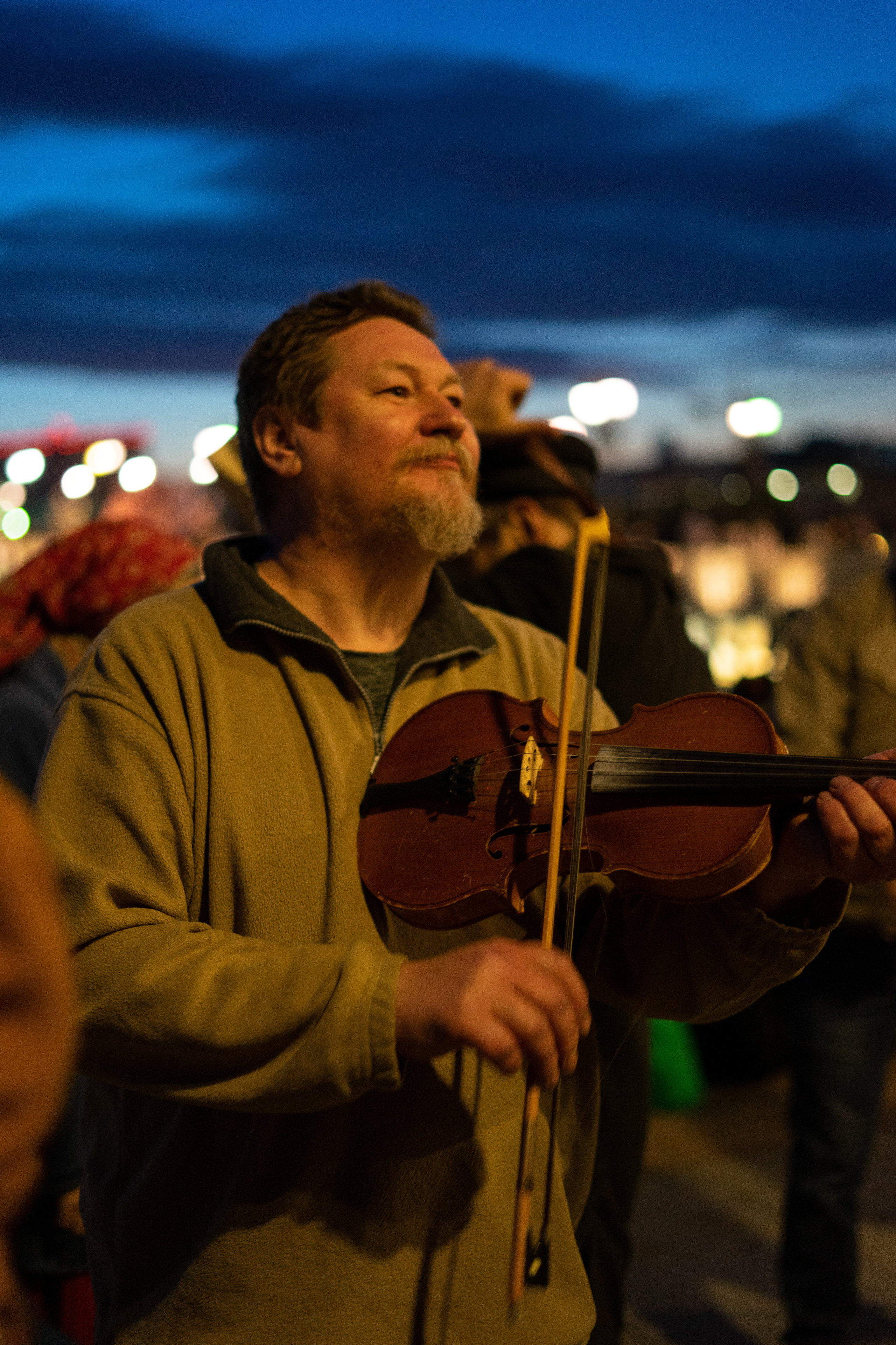 Вечерка на Патриаршем мосту. Фотограф Павел Шальнев