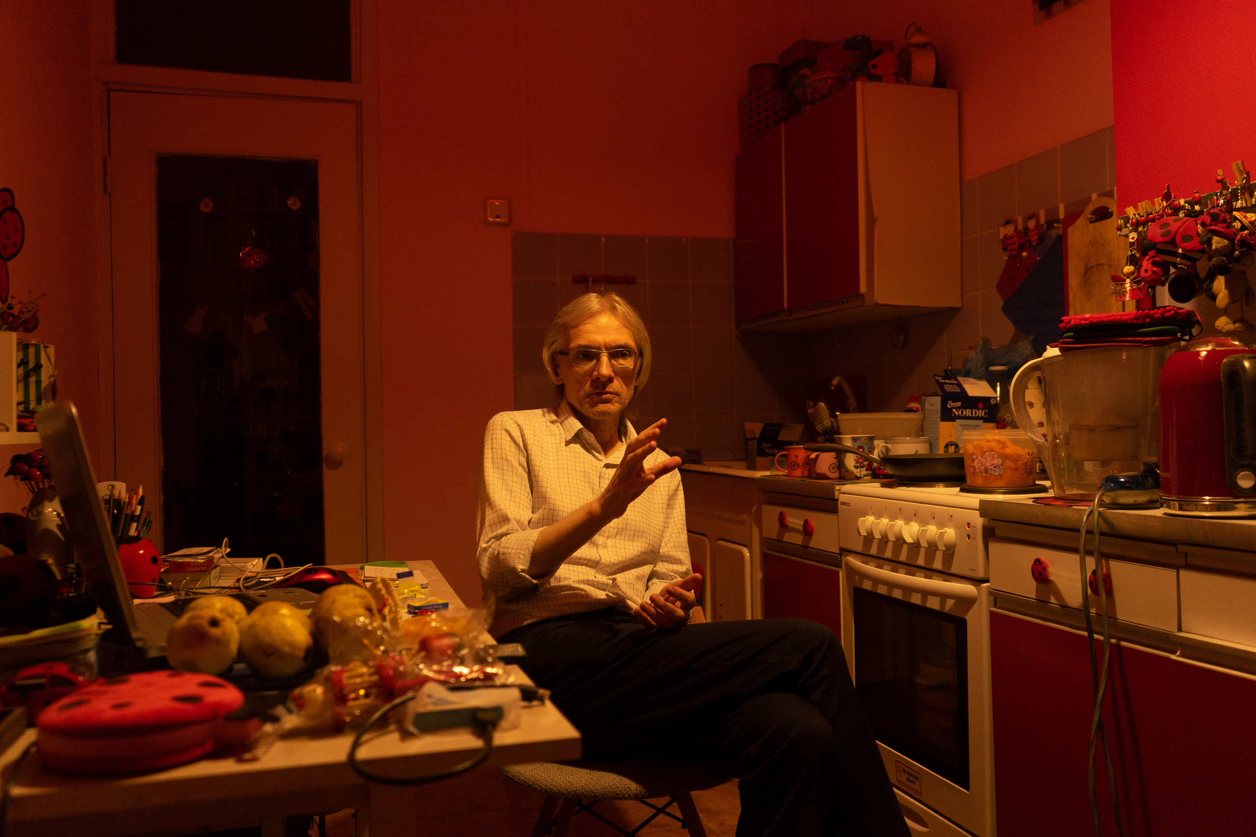 В гостях у писателя Михаила Есеновского. Фотограф Павел Шальнев