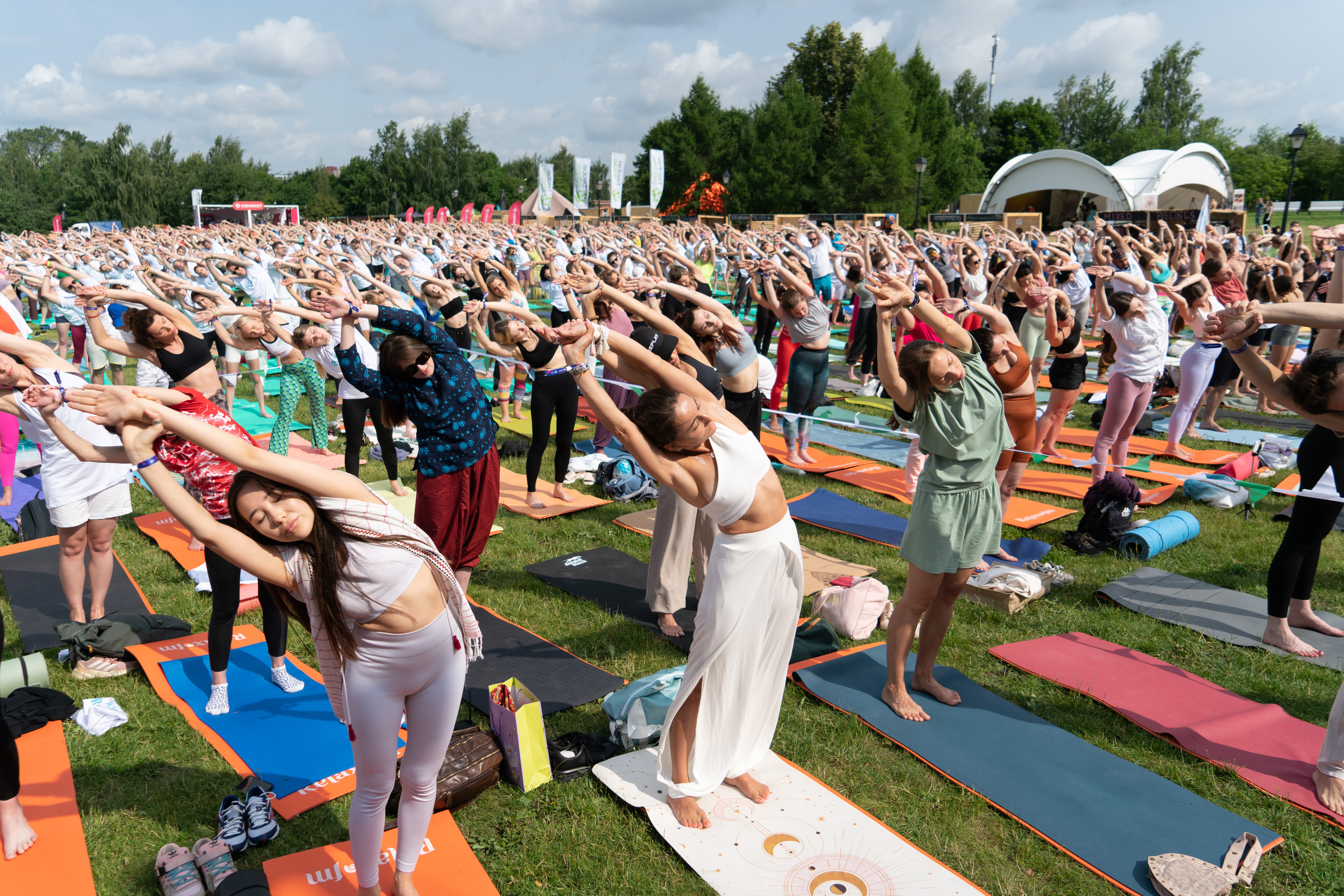 9 Международный день йоги. Фотограф Павел Шальнев