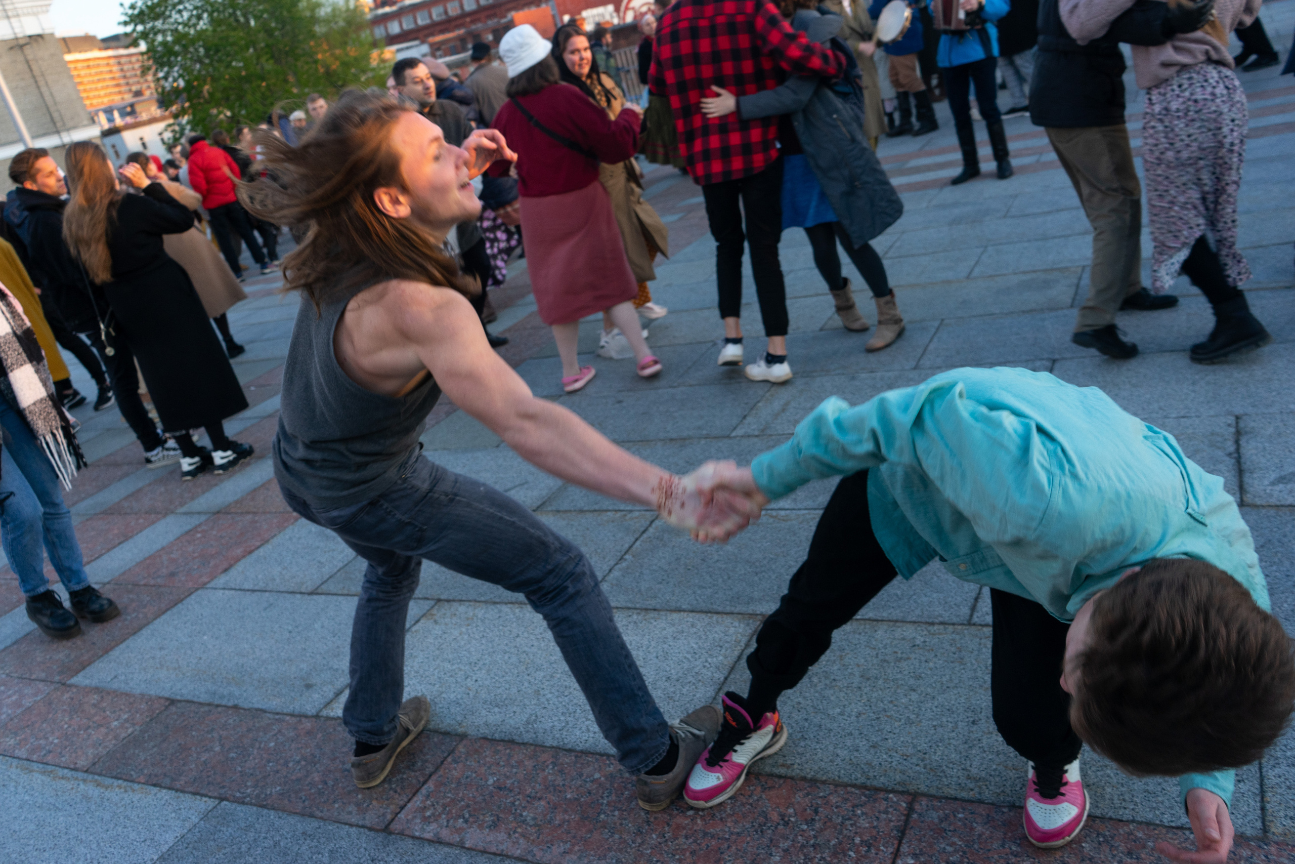 Вечерка на Патриаршем мосту. Фотограф Павел Шальнев