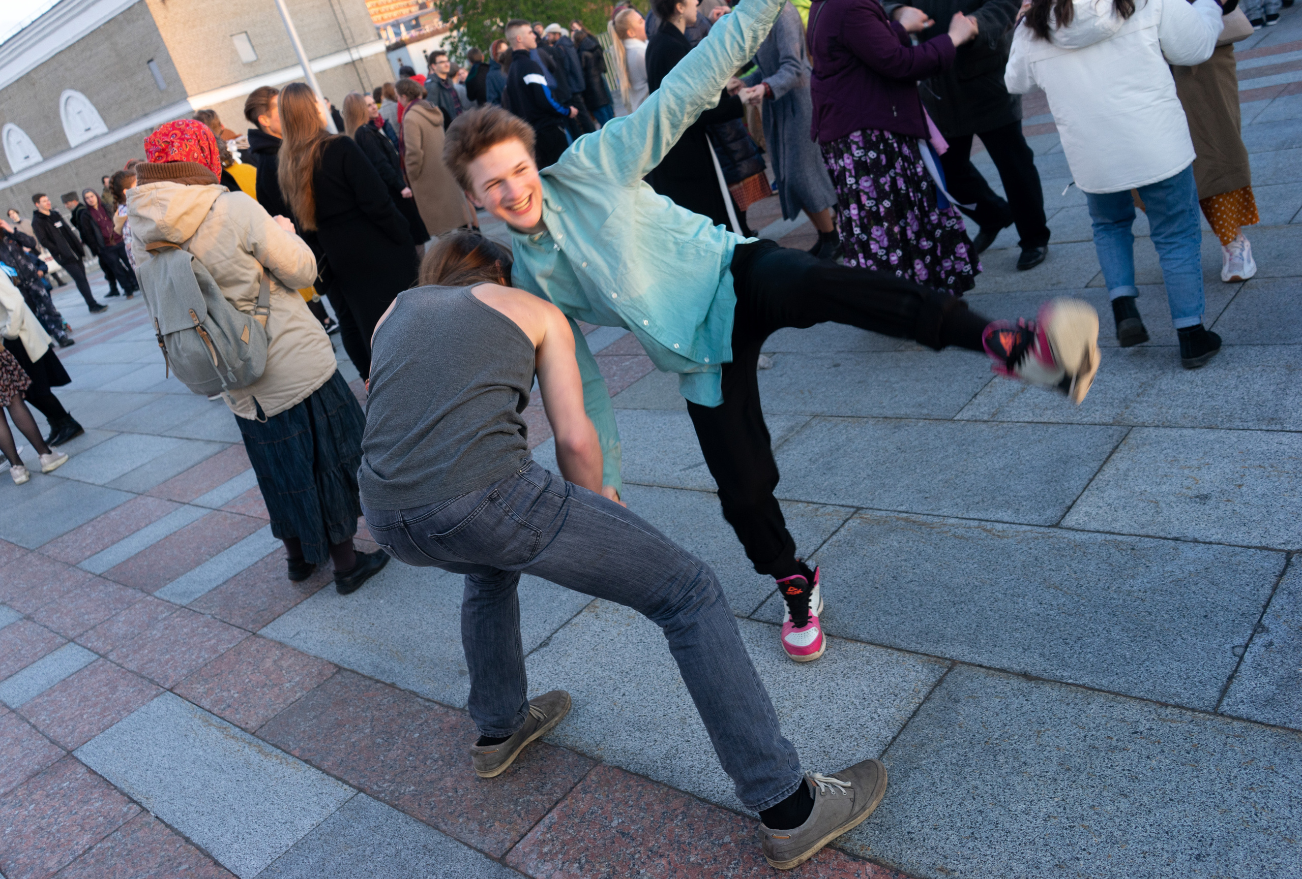 Вечерка на Патриаршем мосту. Фотограф Павел Шальнев