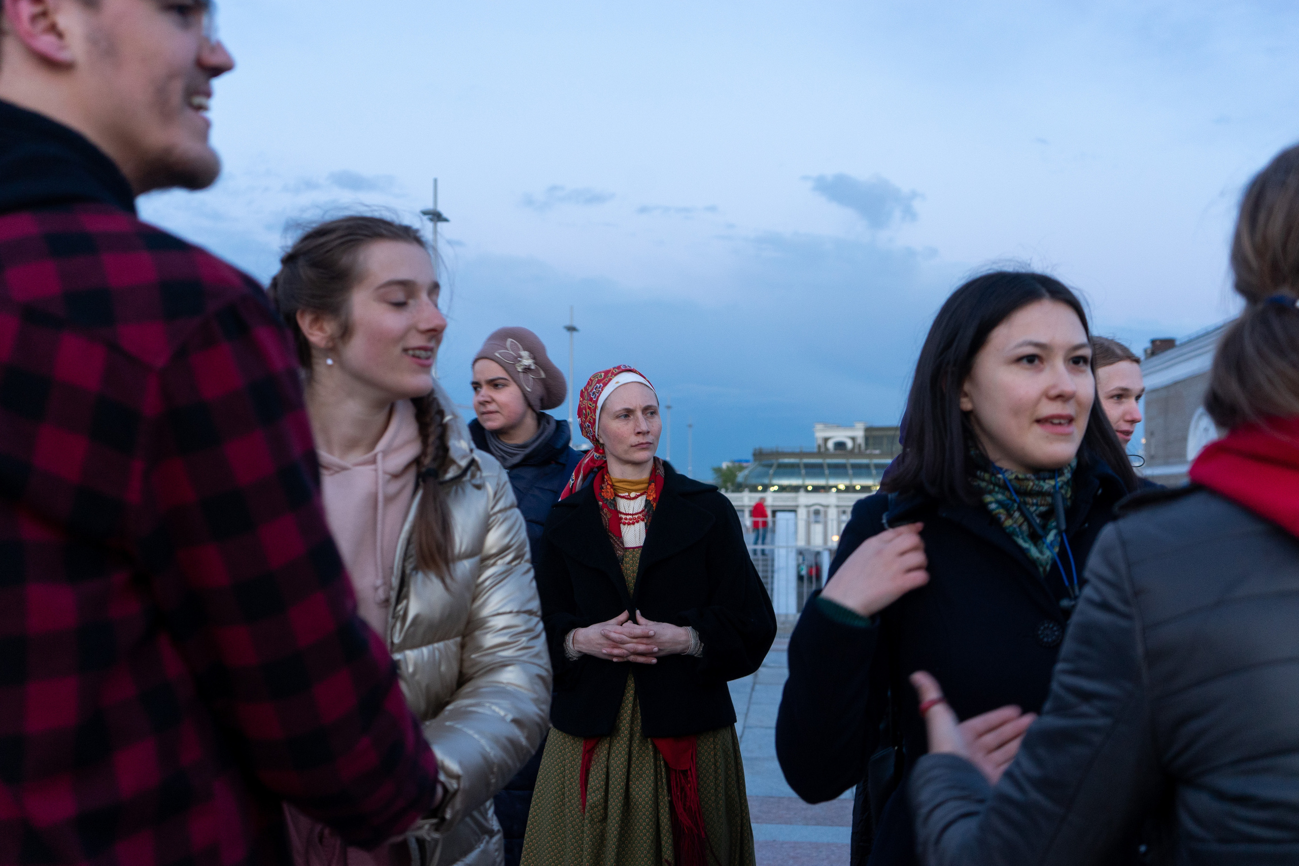 Вечерка на Патриаршем мосту. Фотограф Павел Шальнев