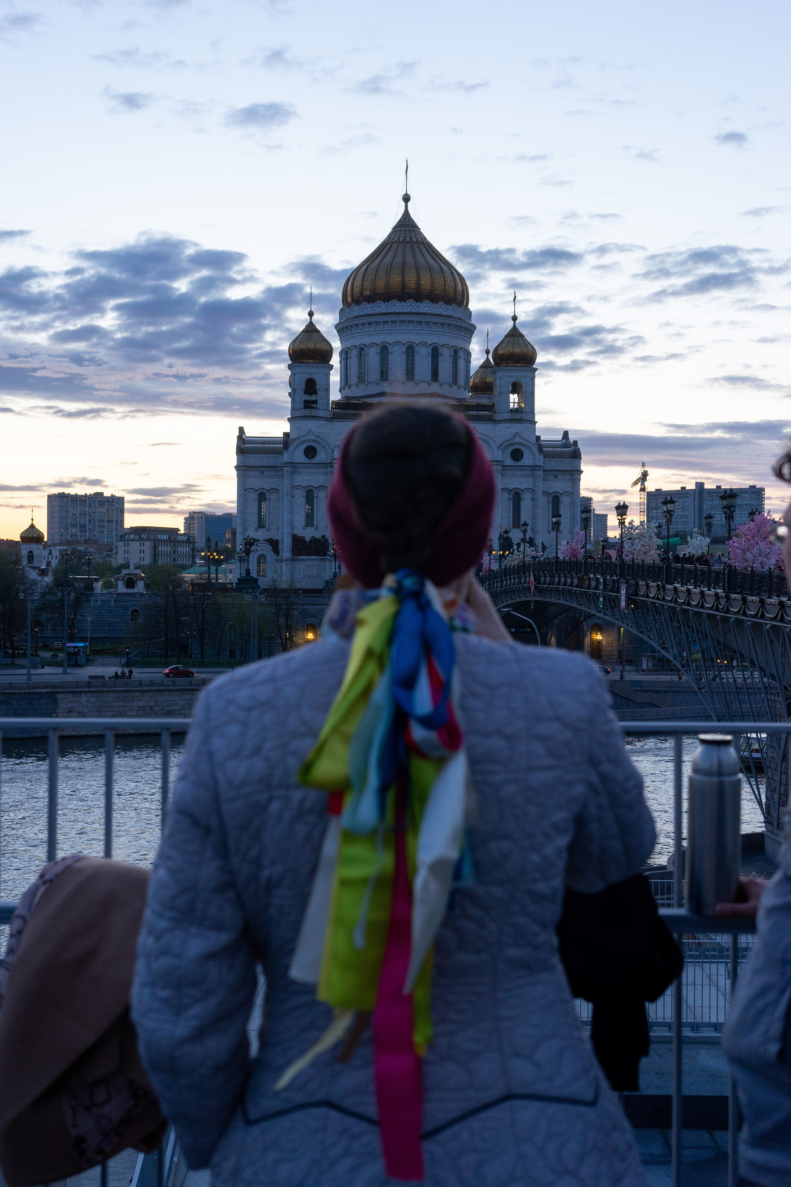 Вечерка на Патриаршем мосту. Фотограф Павел Шальнев