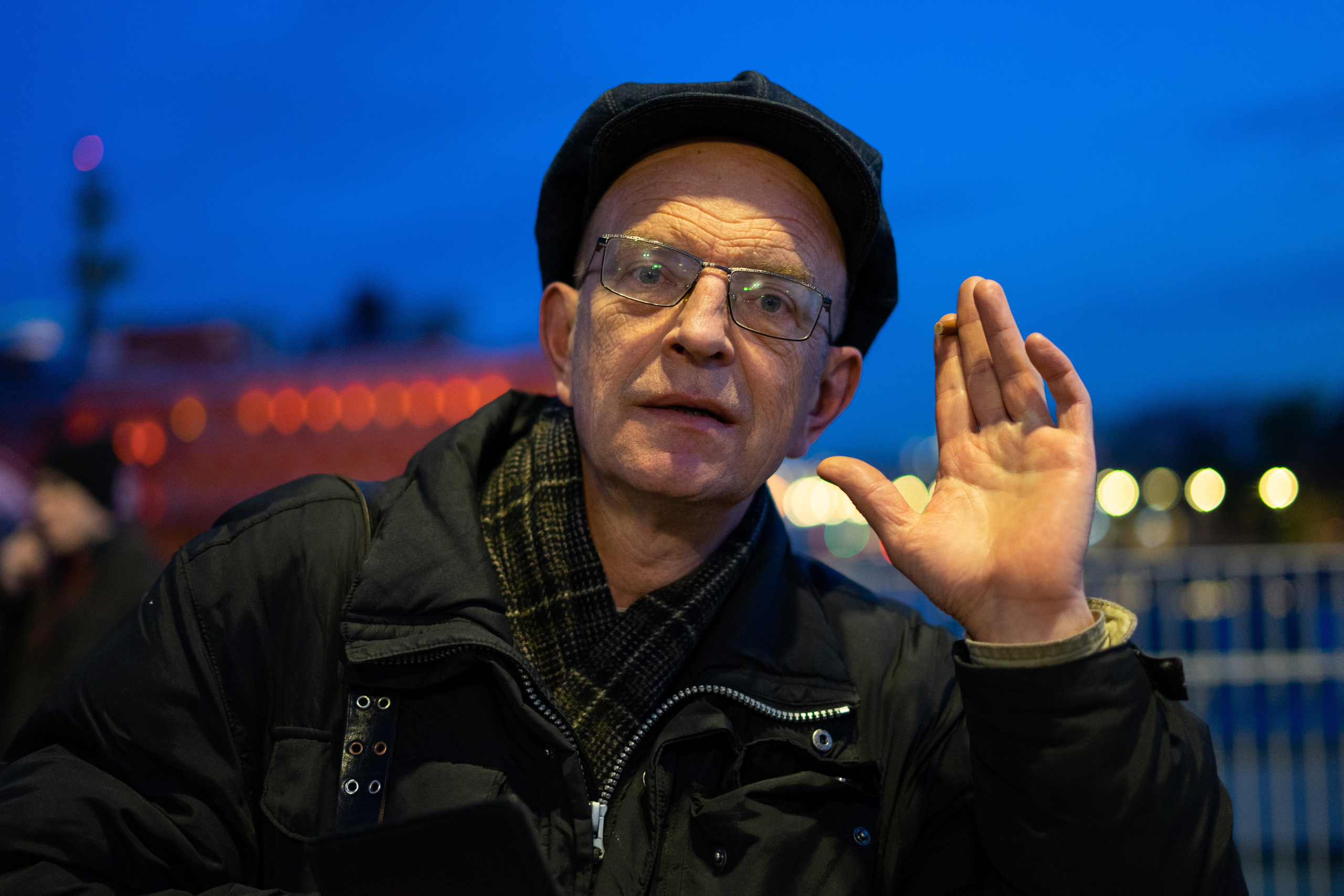 Вечерка на Патриаршем мосту. Фотограф Павел Шальнев