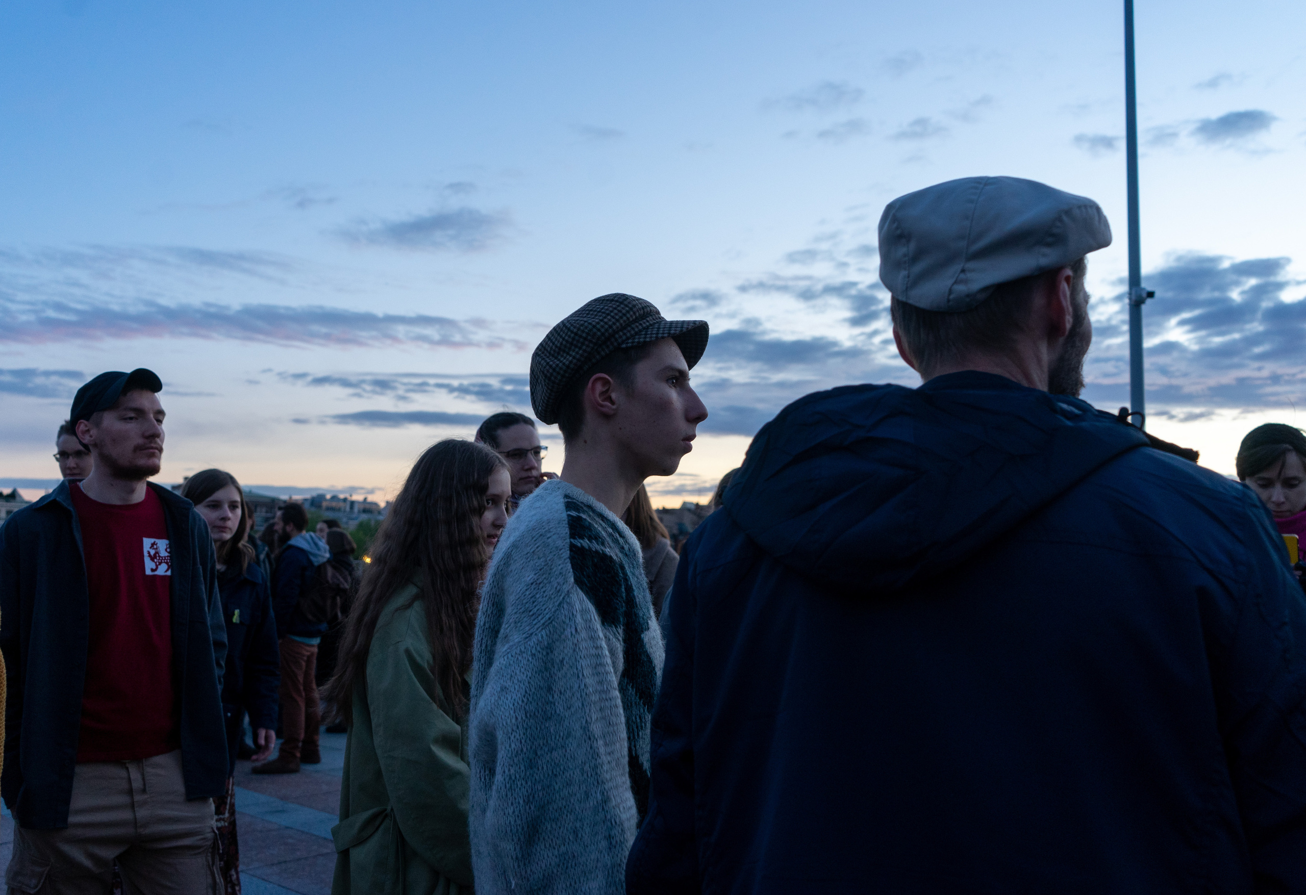 Вечерка на Патриаршем мосту. Фотограф Павел Шальнев