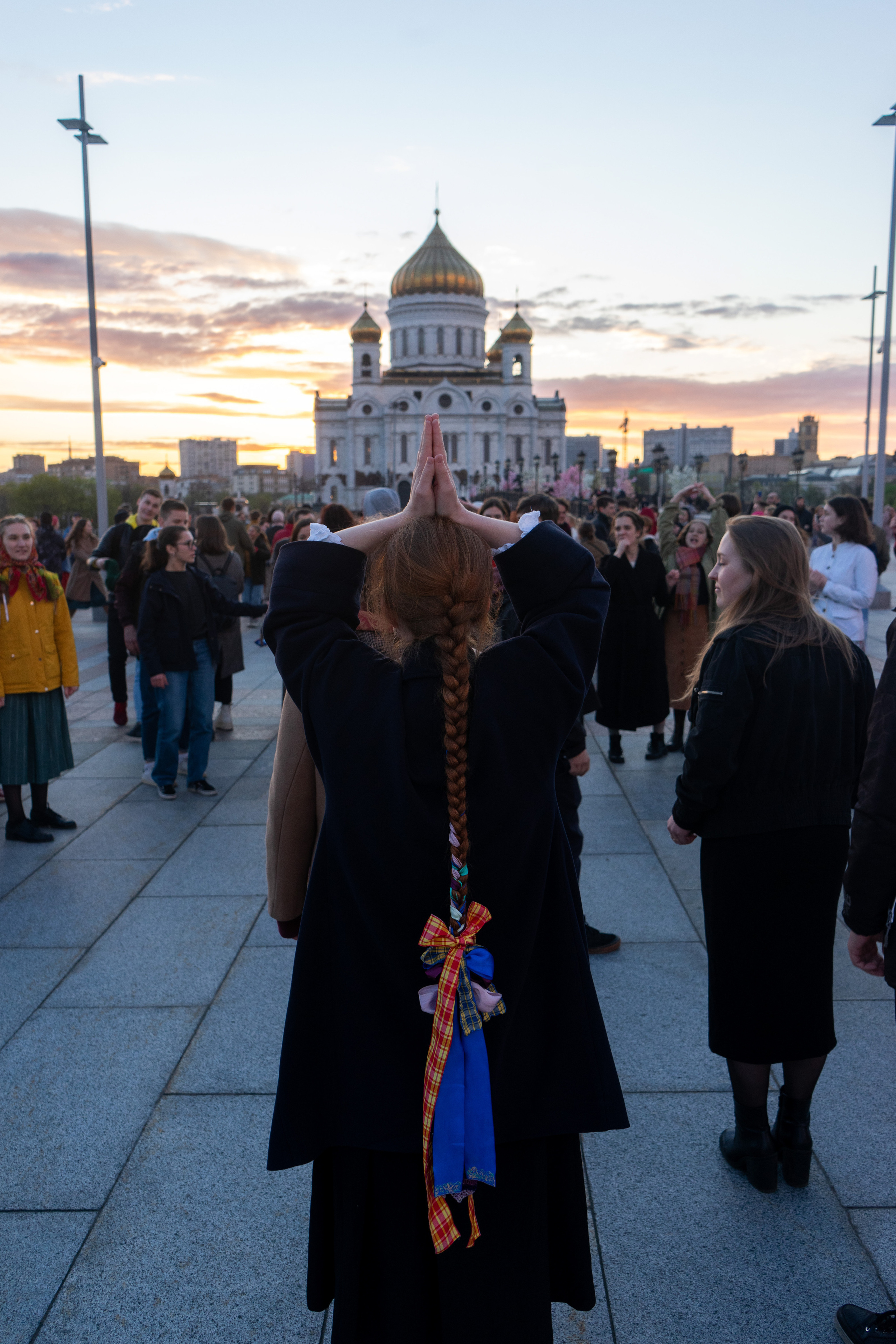 Вечерка на Патриаршем мосту. Фотограф Павел Шальнев