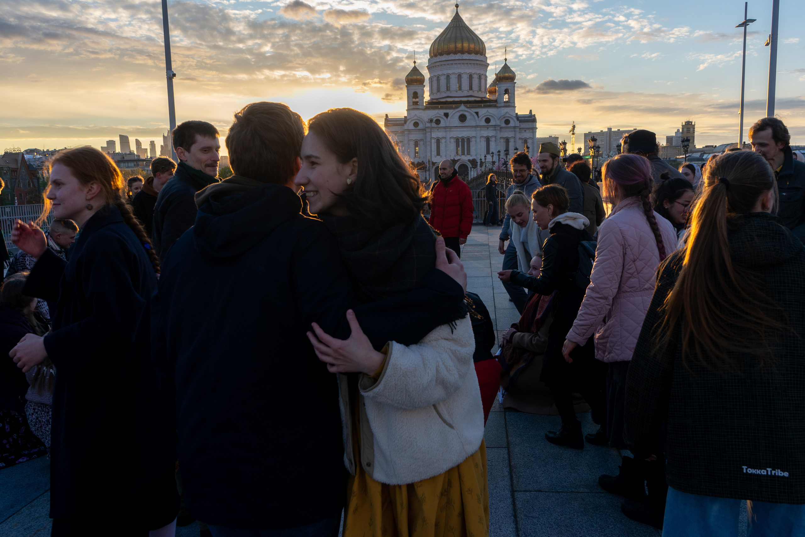 Вечерка на Патриаршем мосту. Фотограф Павел Шальнев