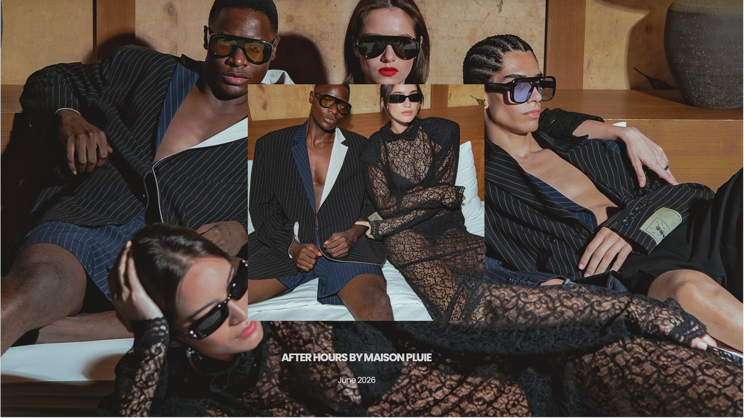 Lookbook layout for Maison Pluie Dubai brand. Elizaveta Filchenko. Fashion-photographer and director