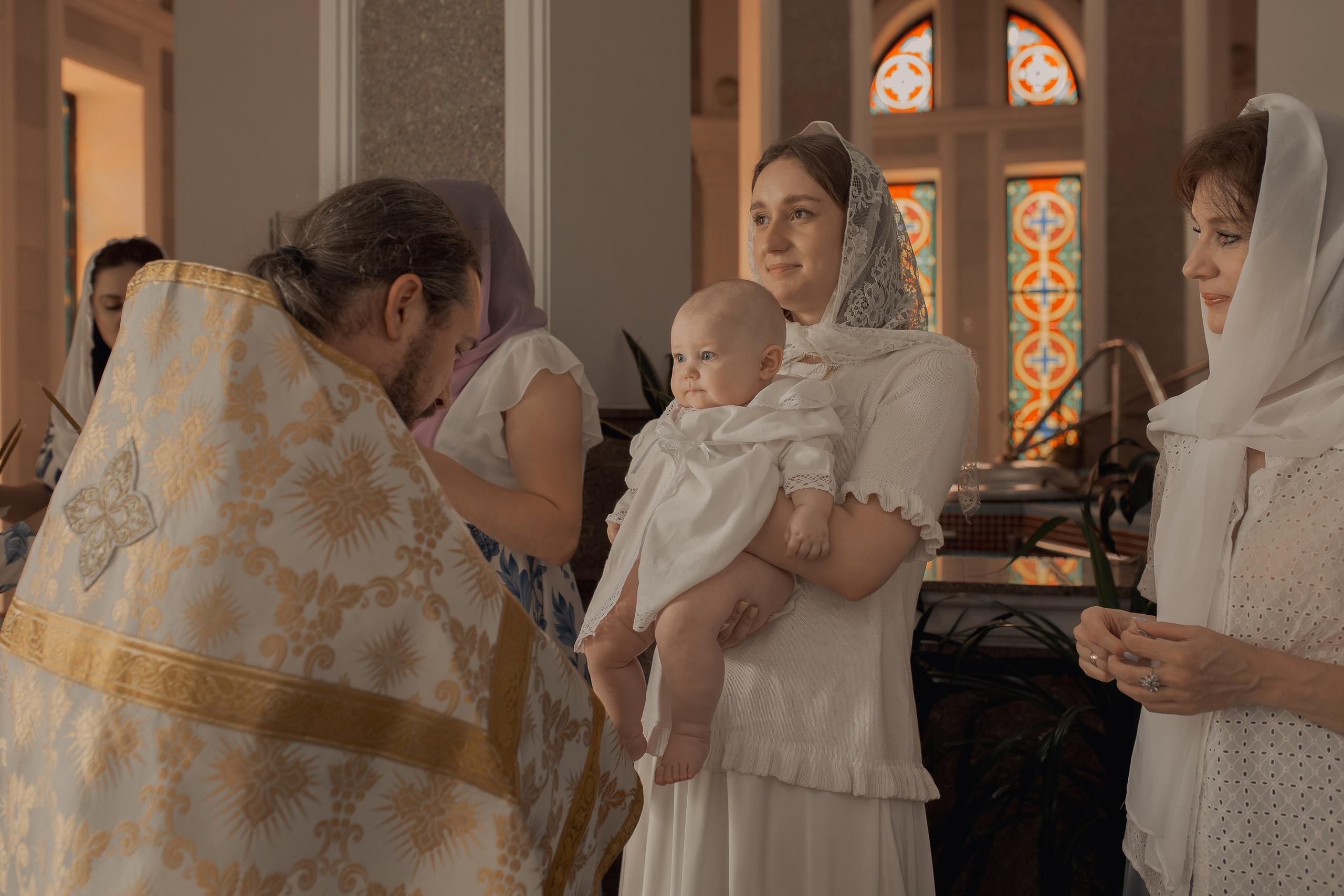 Крещение Валерии. Фотограф на Крещение и Венчание в Ташкенте