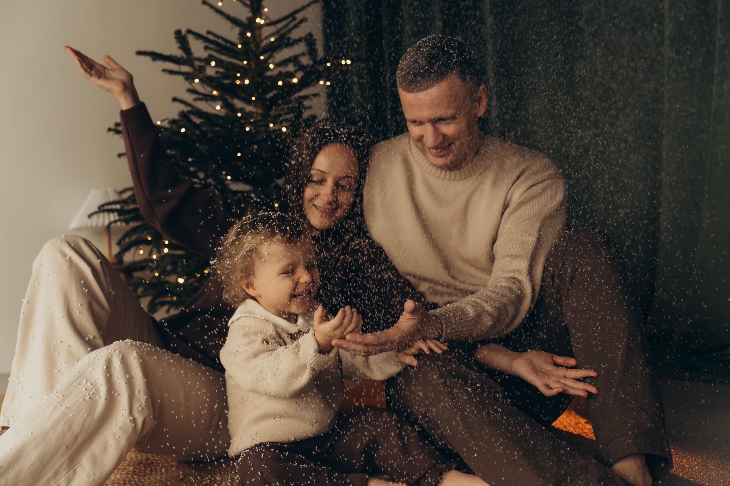 Екатерина, Николай и малышка Аня