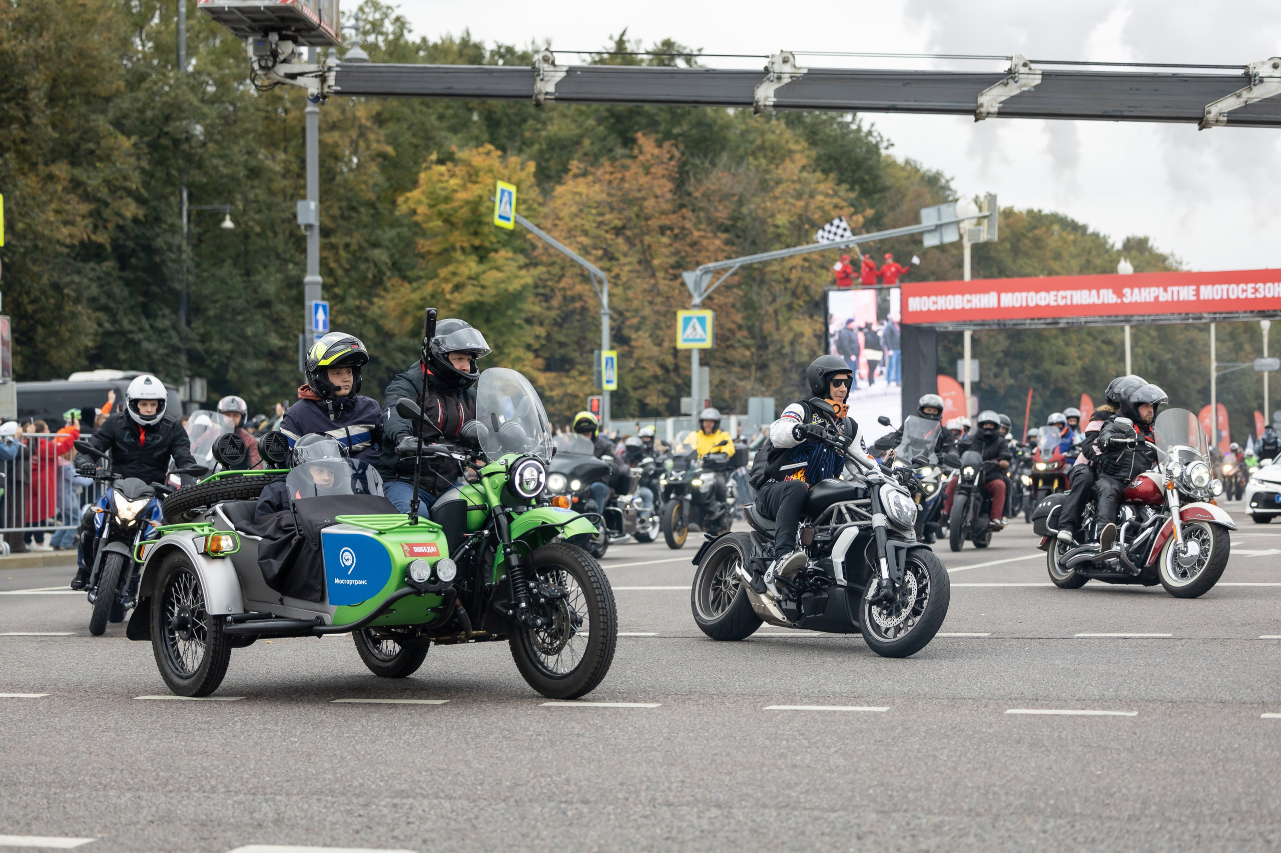 13-й Московский Мотофестиваль. Фотограф Владимир Охрименко