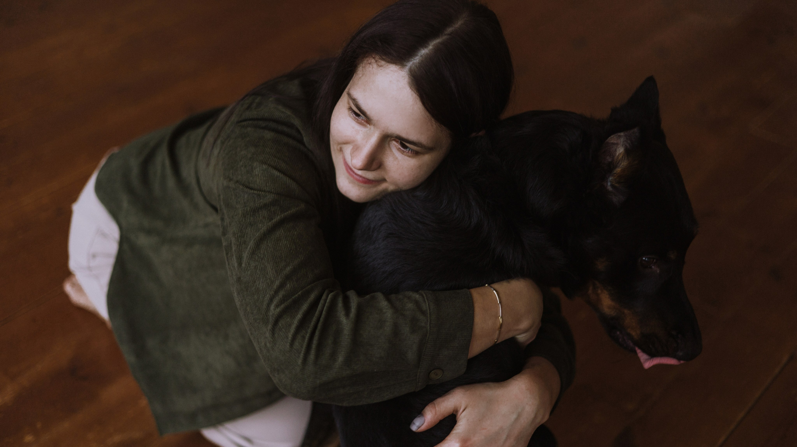 Полина и Зевс. Фотограф-анималист Богданова Полина