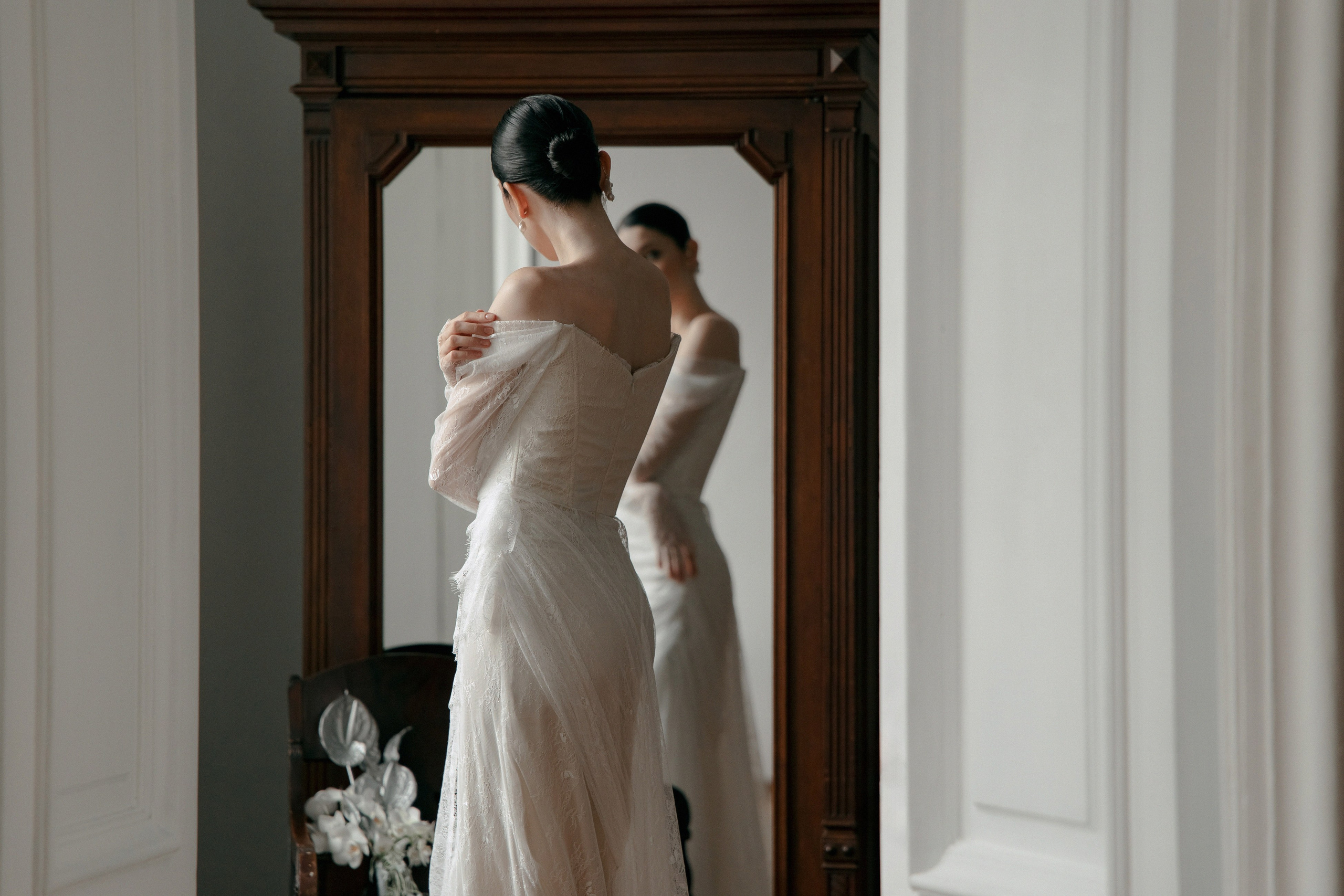 Винтажная история Полины и Дмитрия. Свадебный фотограф Москва