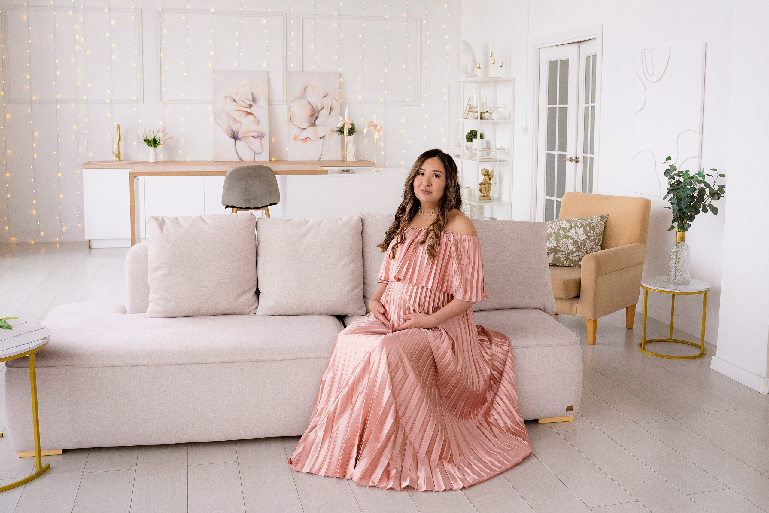 Платья для беременных. Фотостудия Малина в городе Улан-Удэ. Фотограф Ирина Жарникова