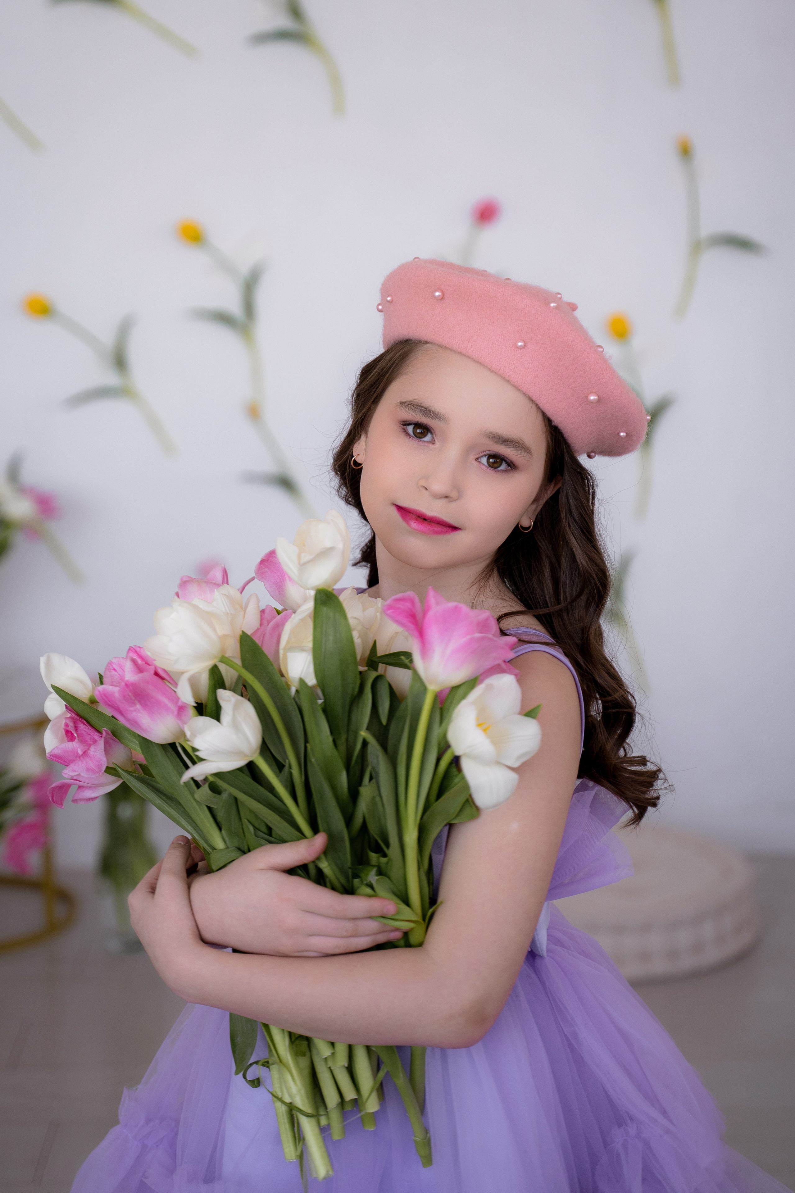 Тюльпановое настроение. Фотостудия Малина в городе Улан-Удэ. Фотограф Ирина Жарникова