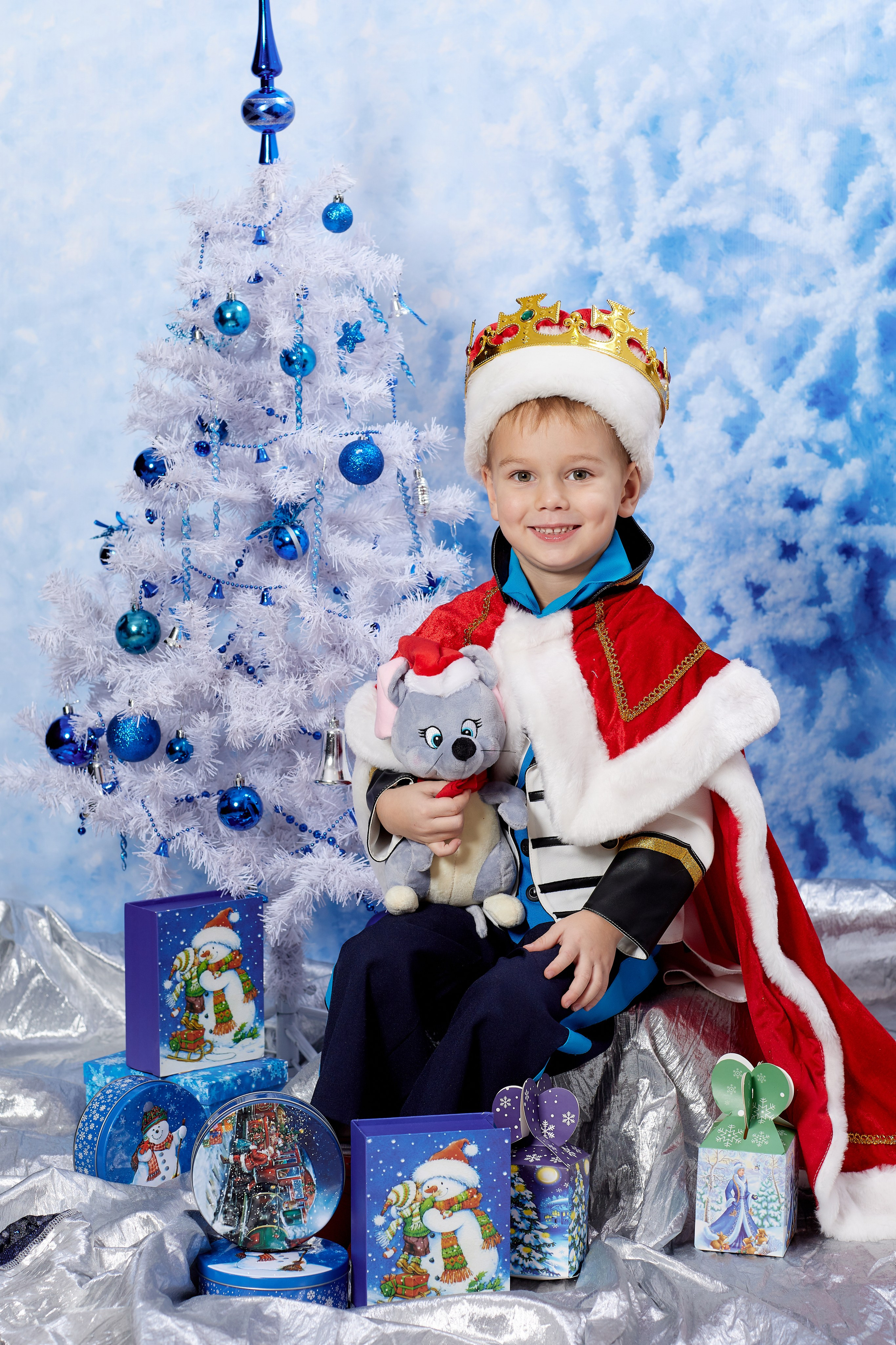 Морозный замок. Детская выездная фотостудия