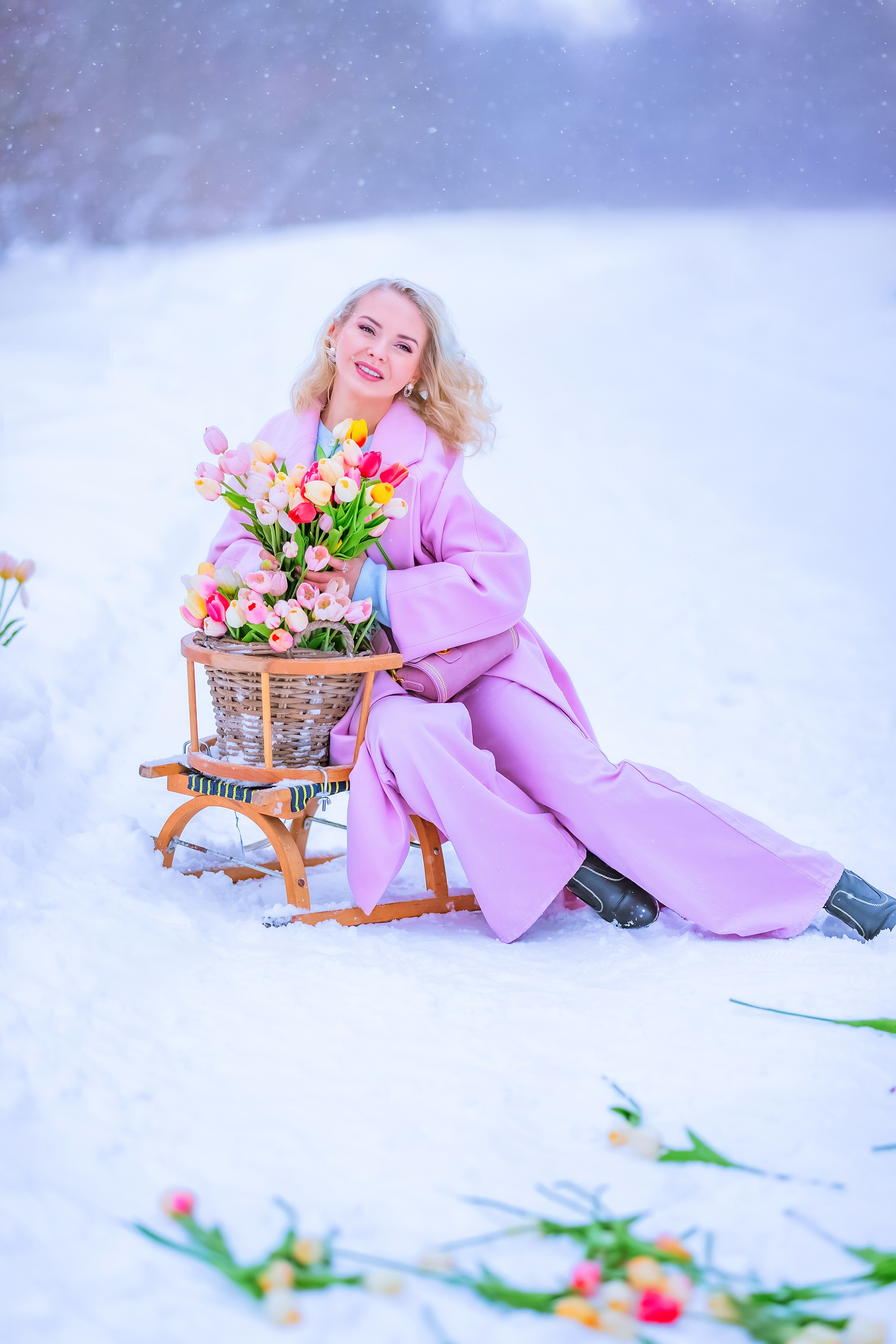 Фотопроект женский «Весна в городе». Фотограф Алина Лебедь