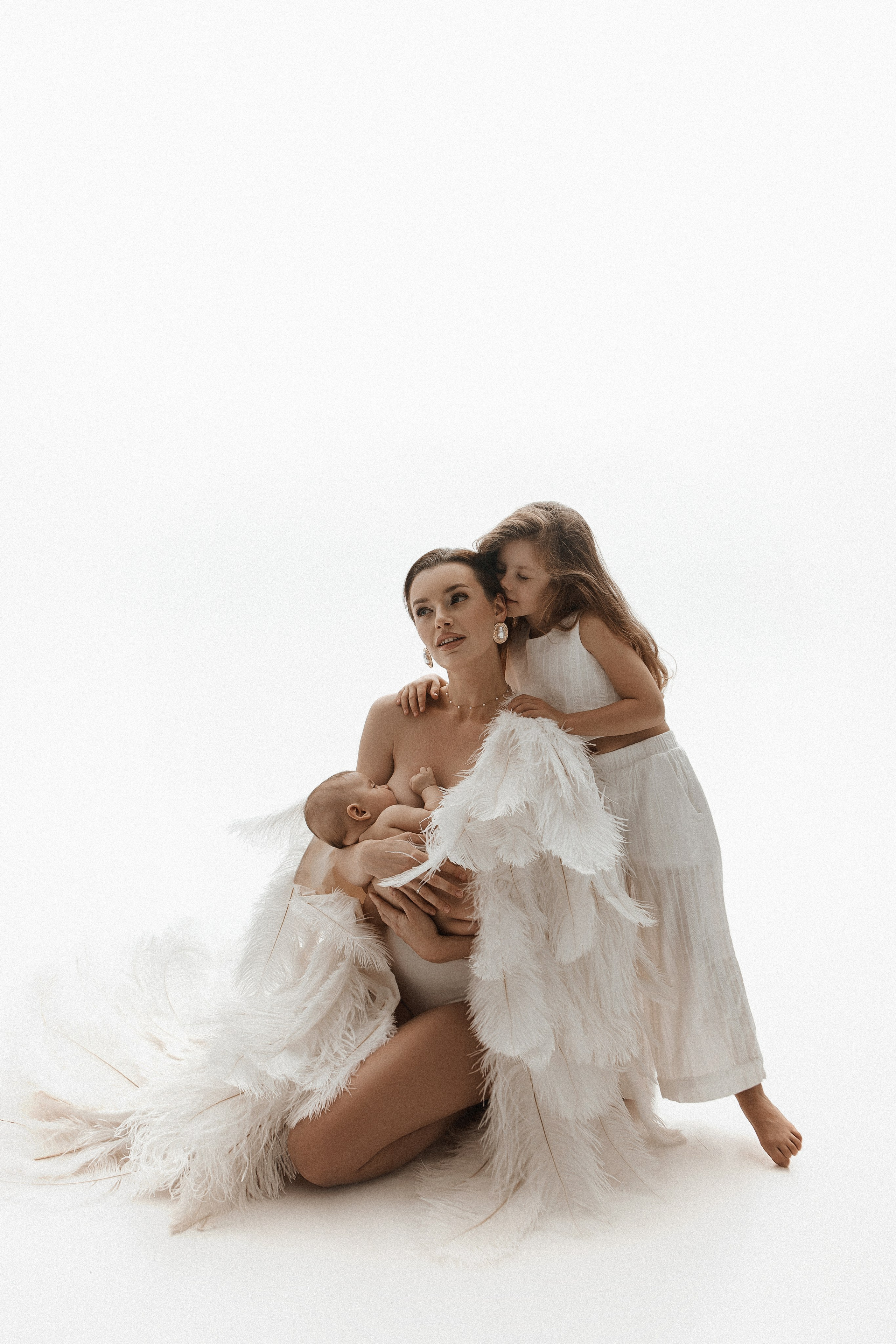 Рита с детьми