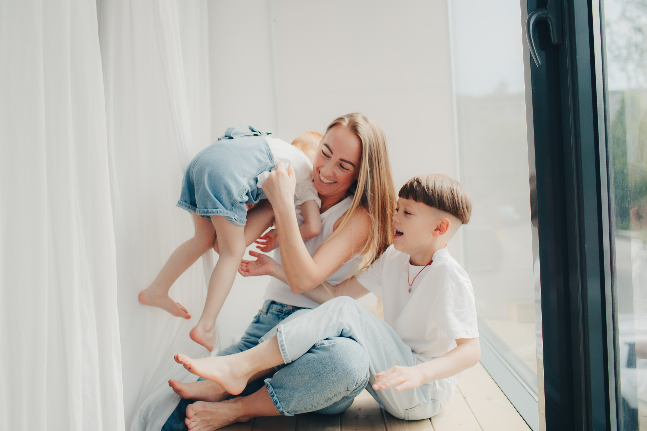 Семейная фотосессия в студии. Фотограф Евгения Мальцева, Архангельск