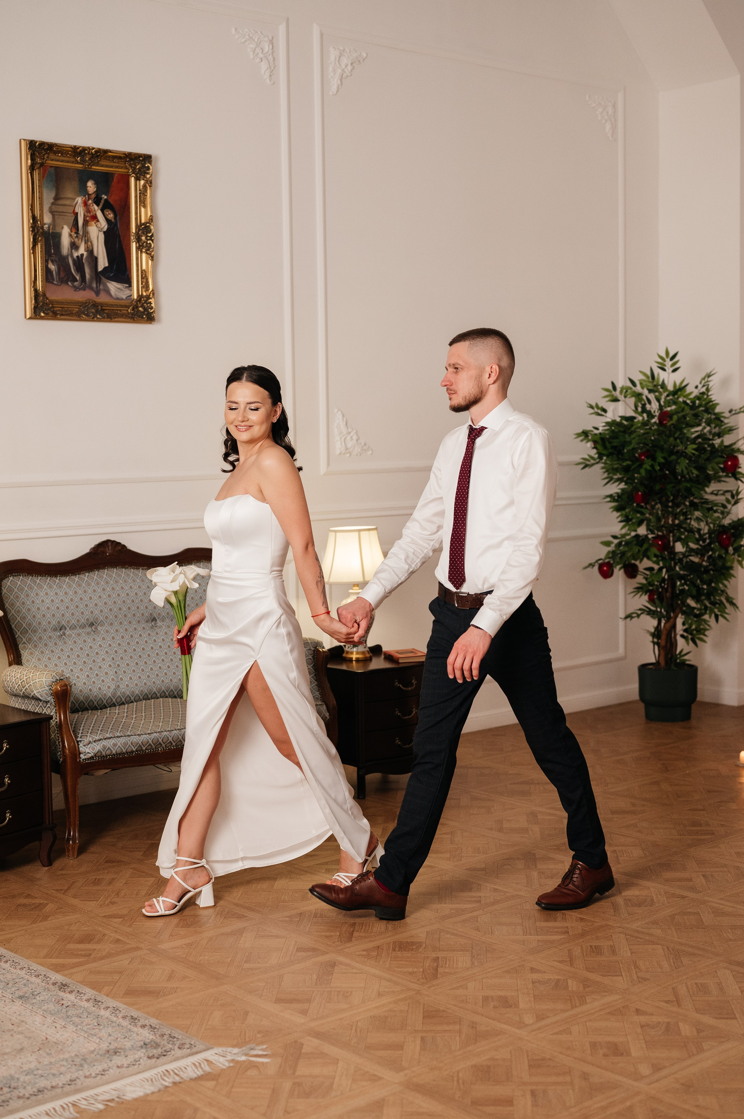 Свадебная фотосессия в студии. Свадебный и семейный фотограф в Краснодаре Алина Мельник