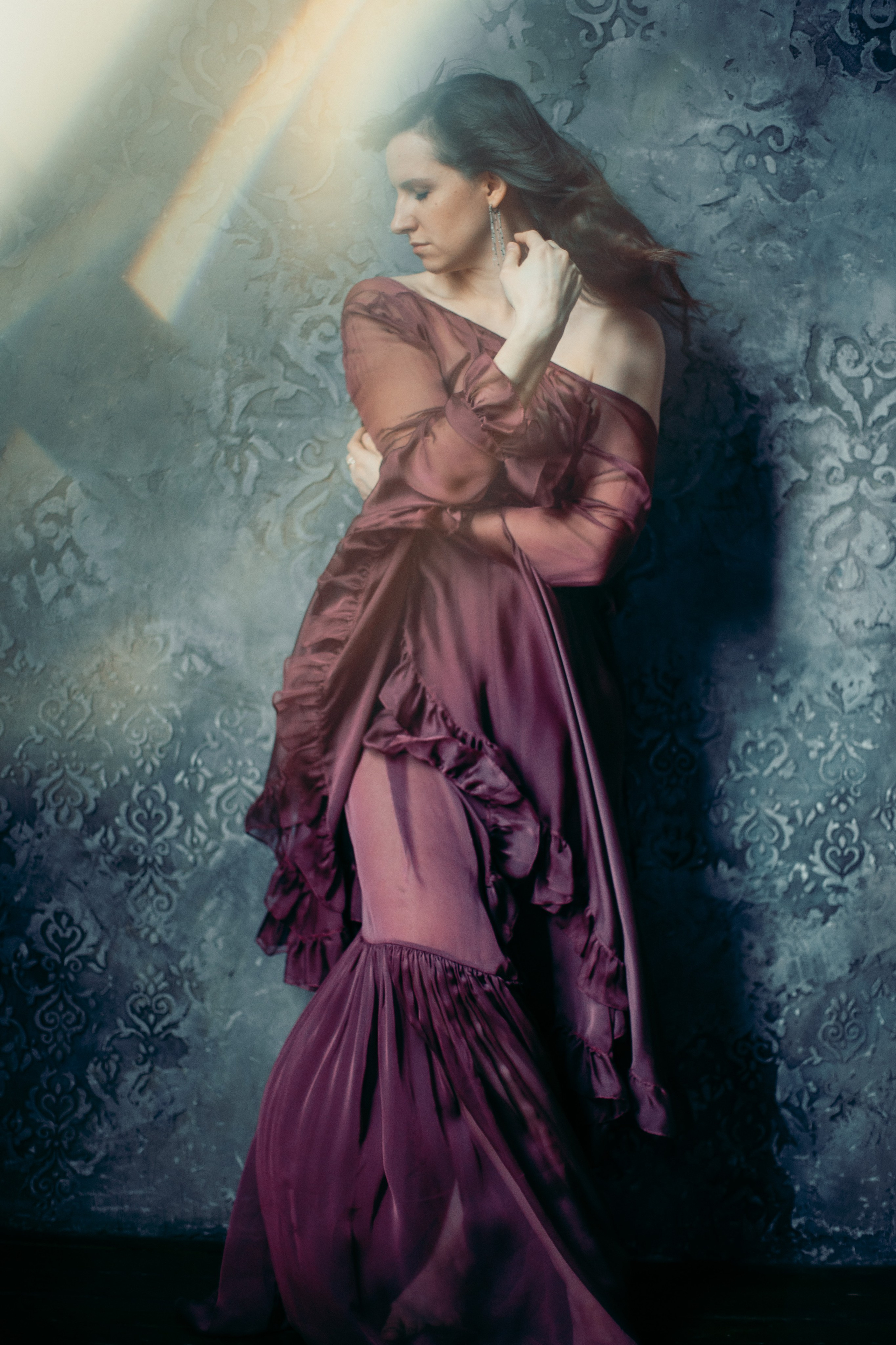 Женский портрет художественный. Детский и семейный фотограф Татьяна Рыбалко. Фотосессии у вас дома