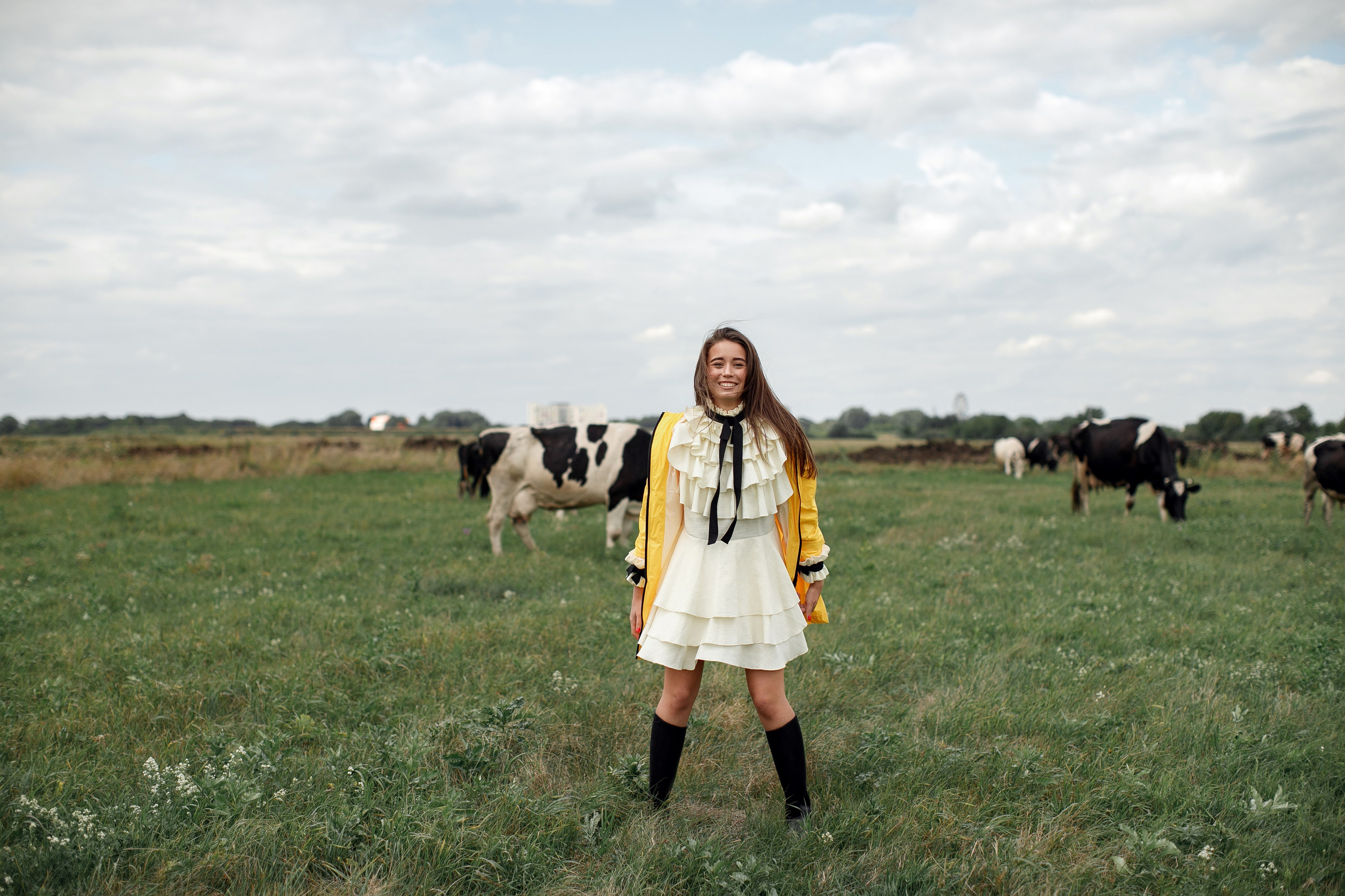 Фотосессия Полины у маяка. Свадебный фотограф Москва