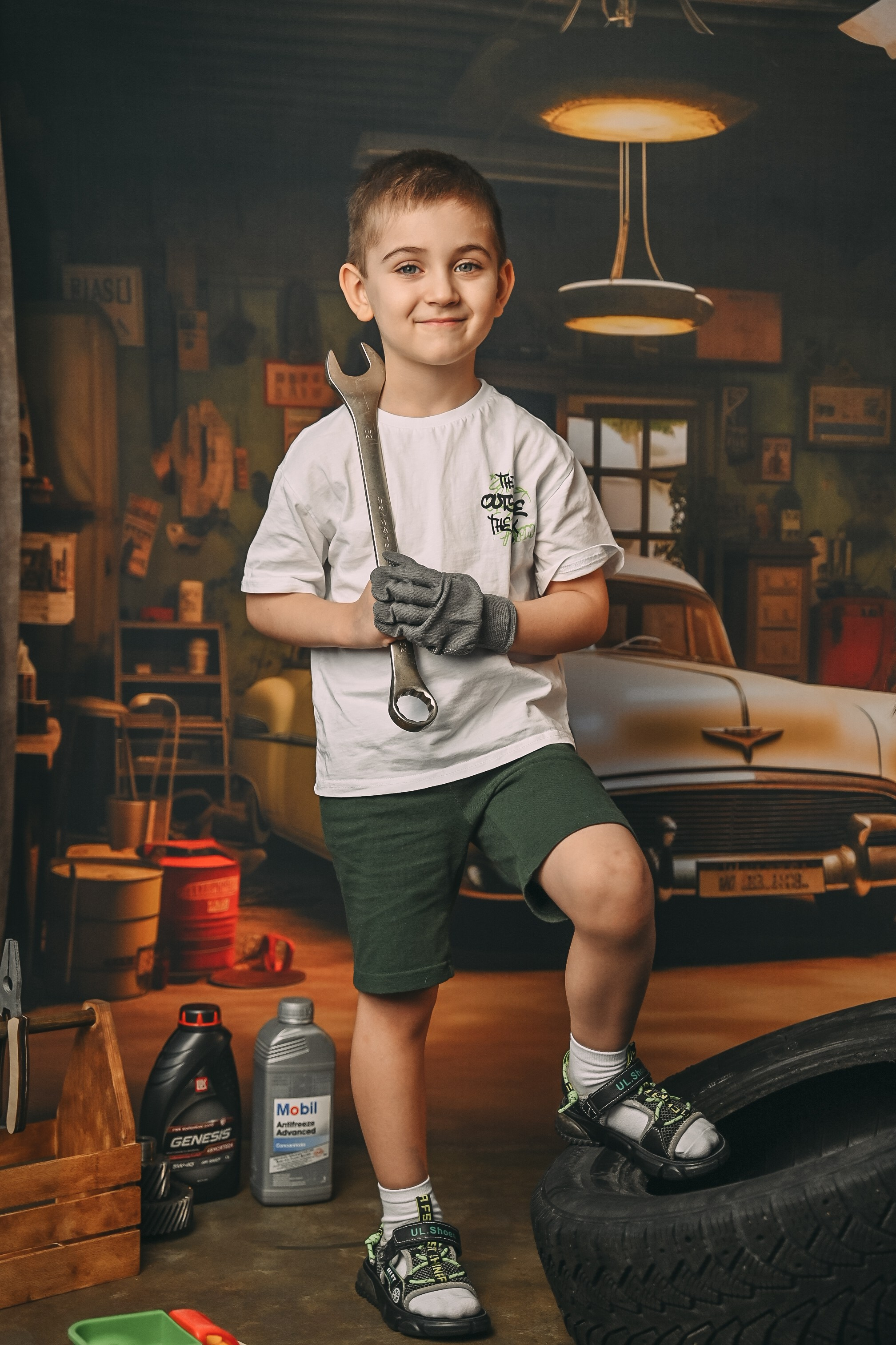 Гараж. Детский и семейный фотограф