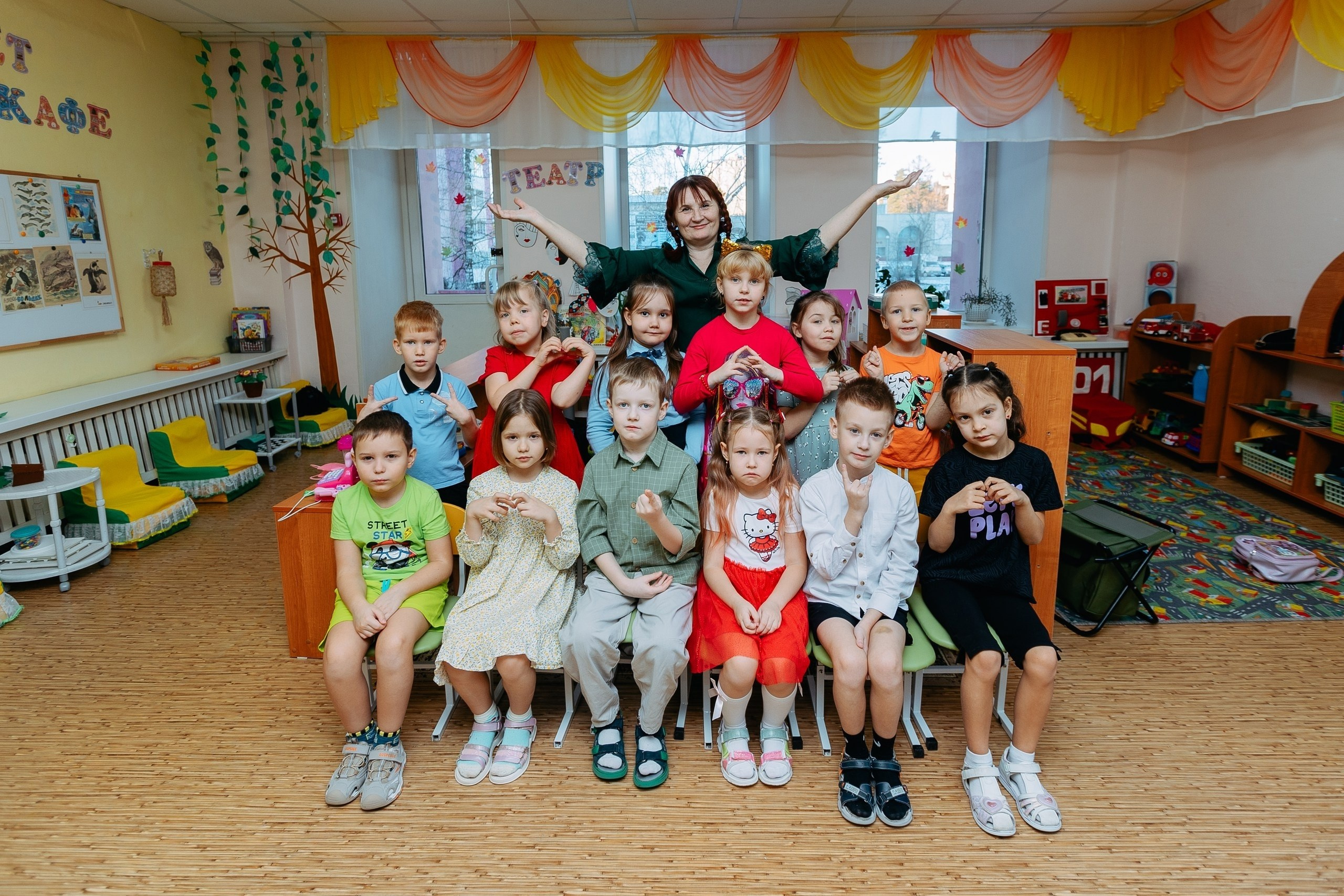 Детский сад (съемки в рамках выпускных альбомов). Фотограф Екатерина Головатюк, Железногорск Красноярского края