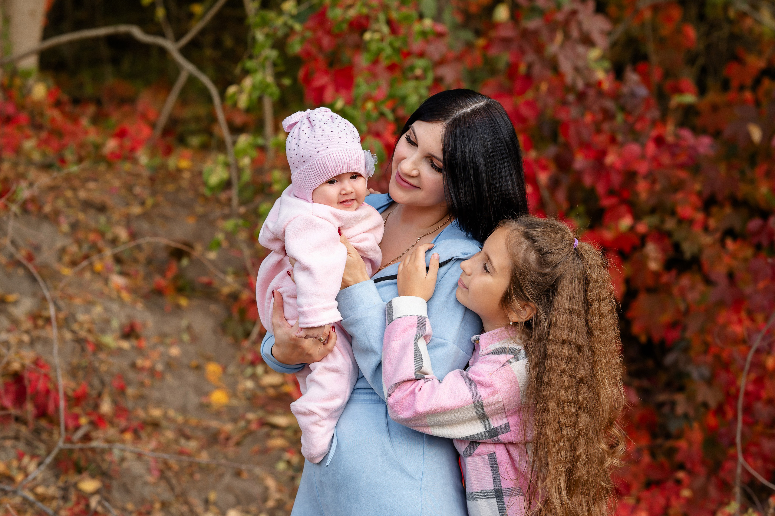 Алеся с детками. Марина Тюкачева свадебный, семейный, детский фотограф