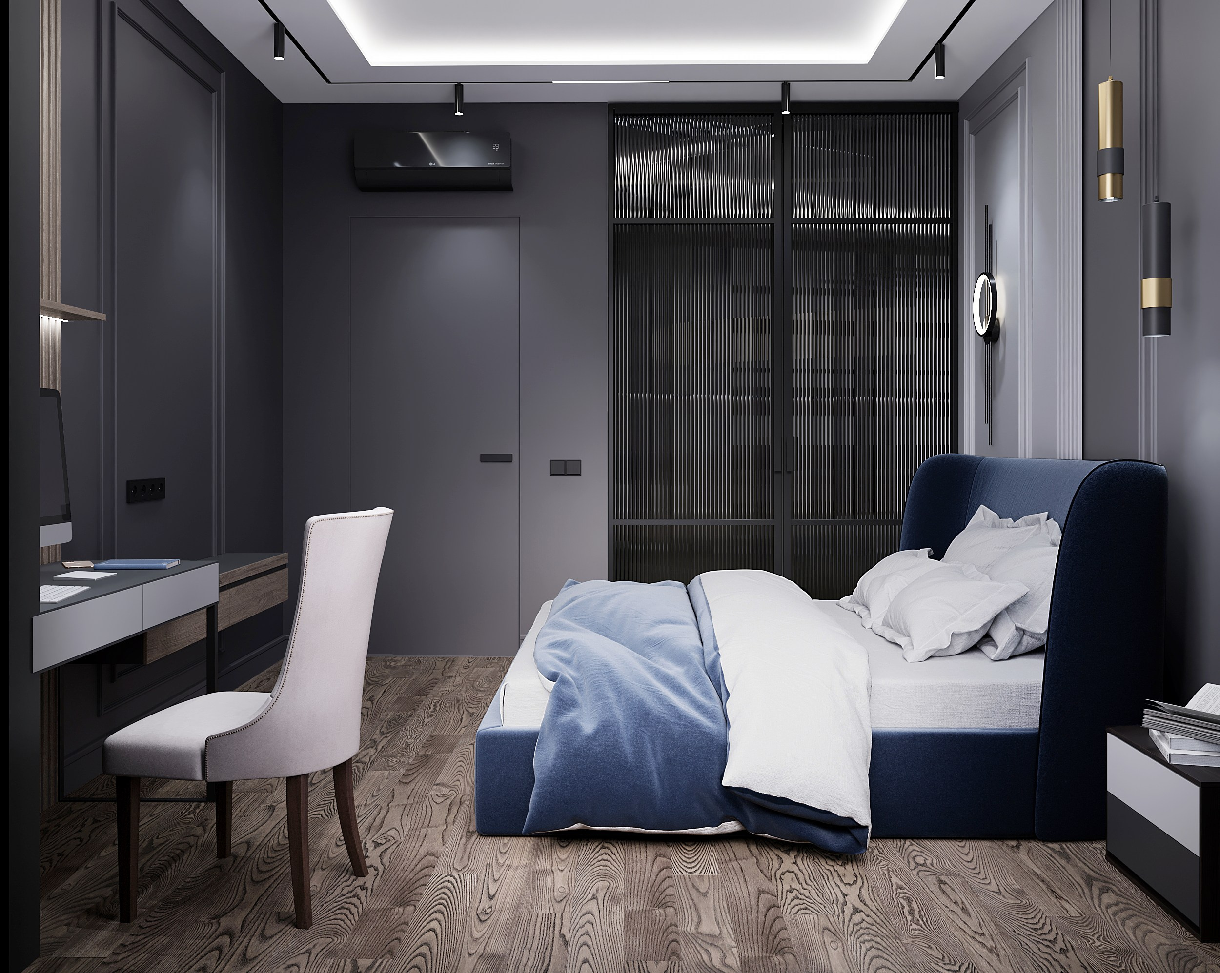 Студия 45 м². 3Д-Визуализация Наталья Макогонова