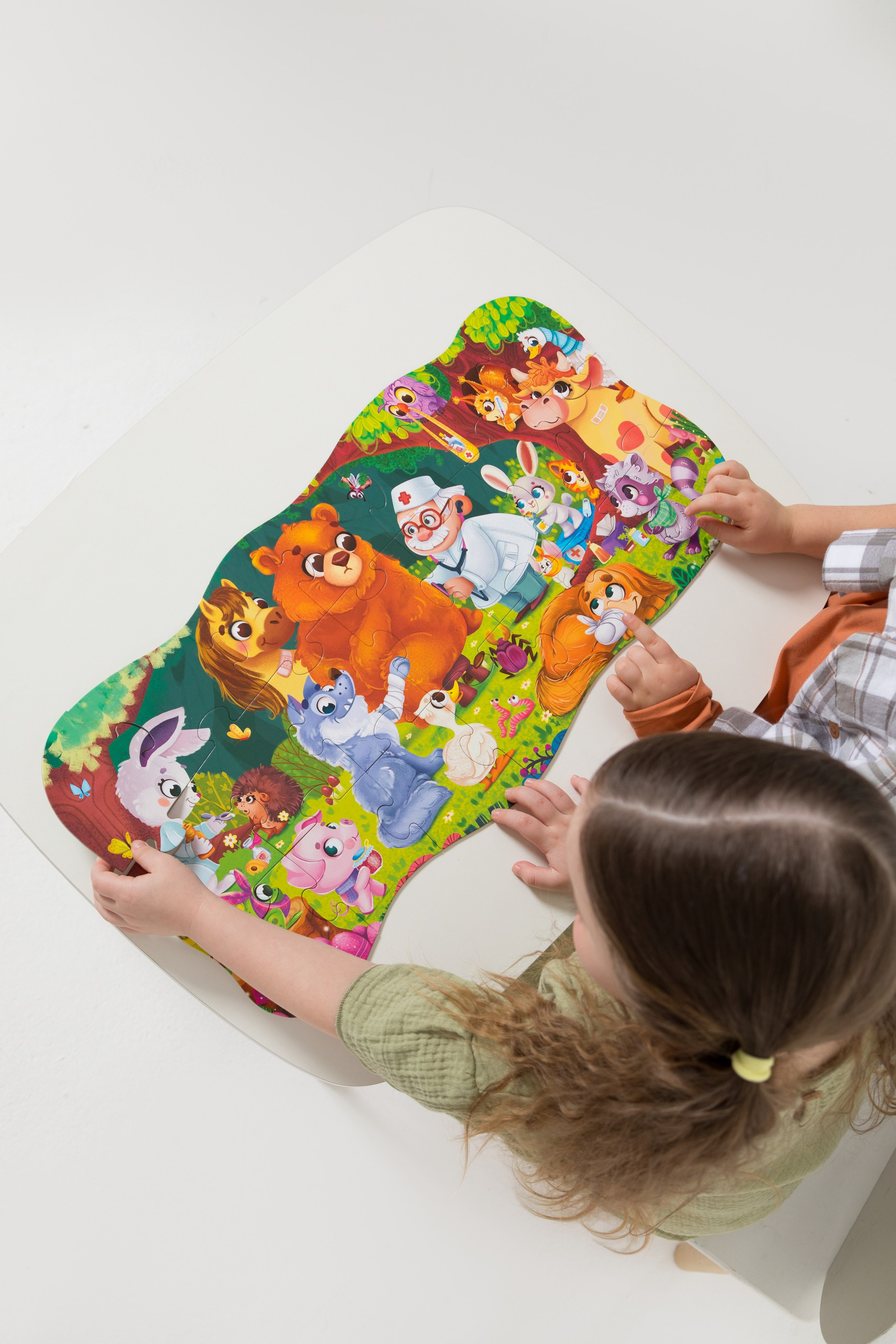 Имиджевая и каталожная съёмка для бренда детских пазлов. Детский и контент фотограф Надя Волкова Санкт-Петербург