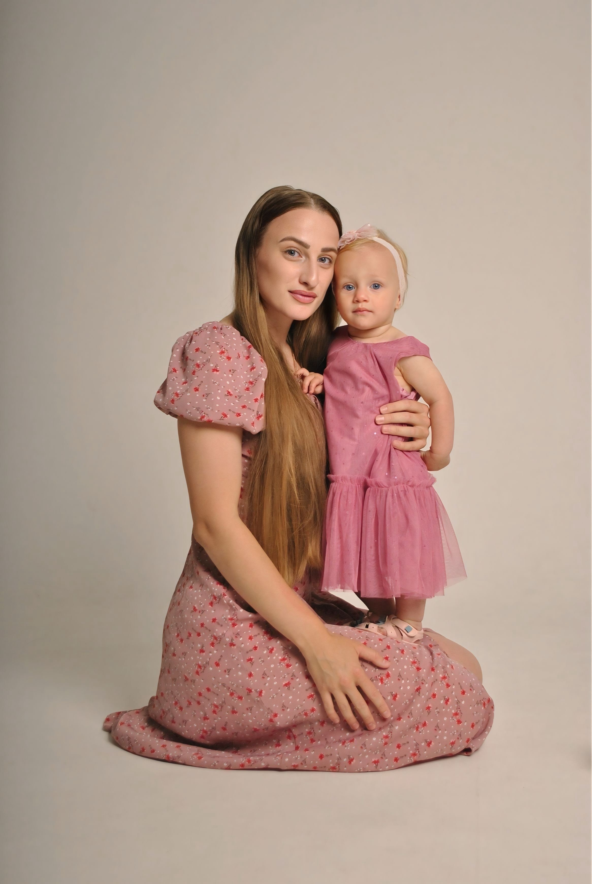 Настя и дочь. Фотограф Мария Мусаелян