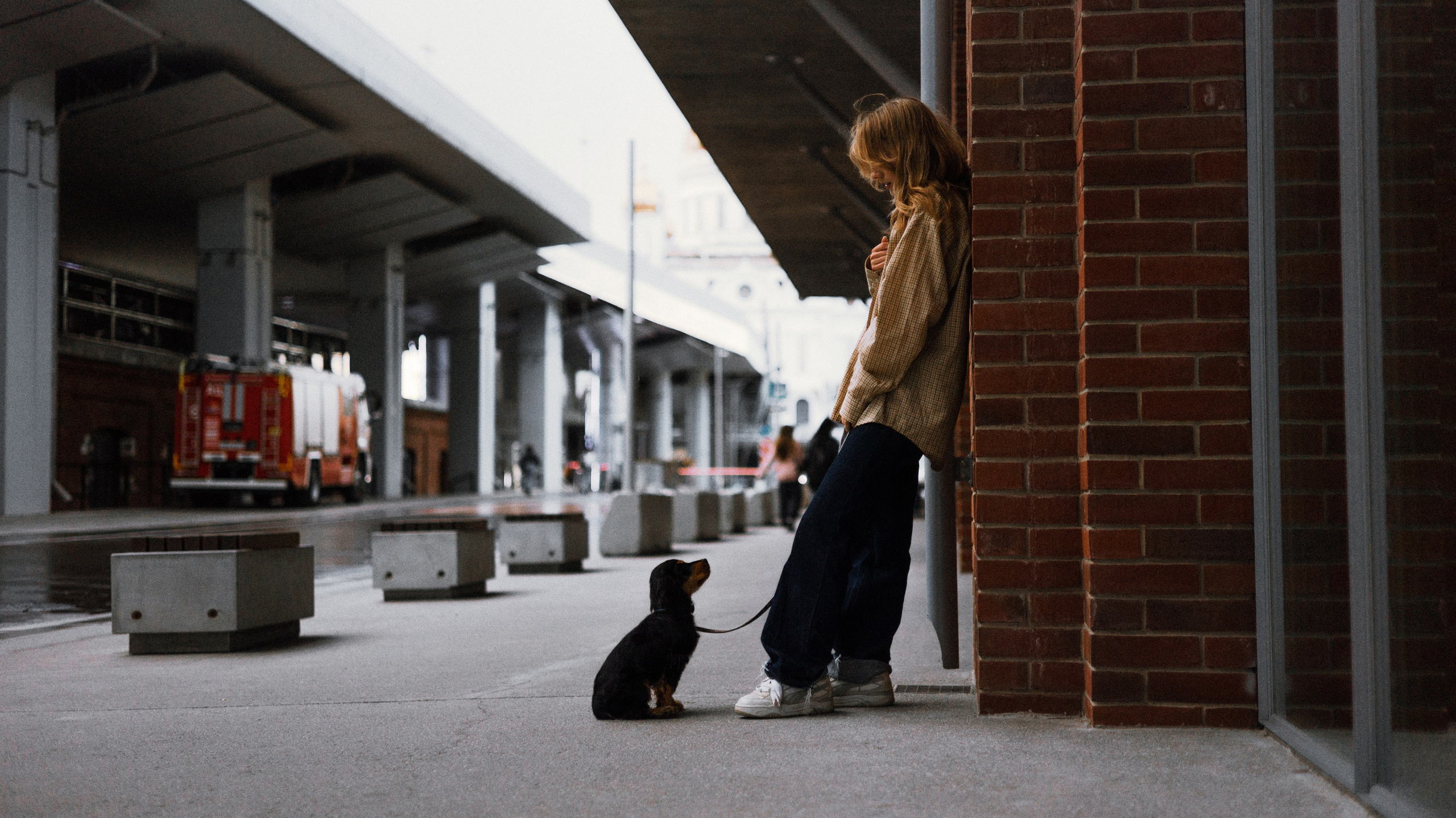 Аня и Ривер. Фотограф-анималист Богданова Полина