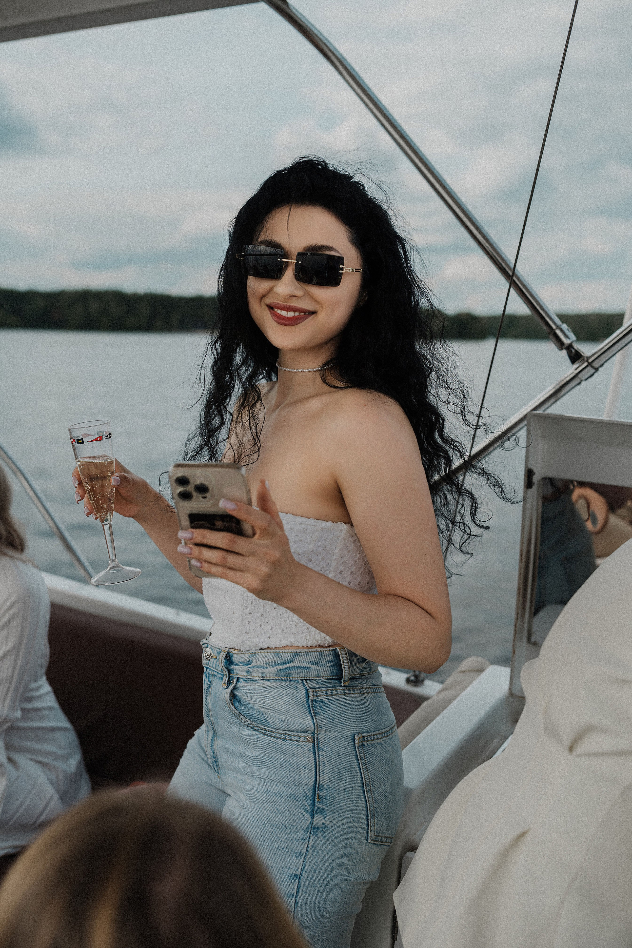Девичник на яхте. Фотограф в Москве Ангелина Ким