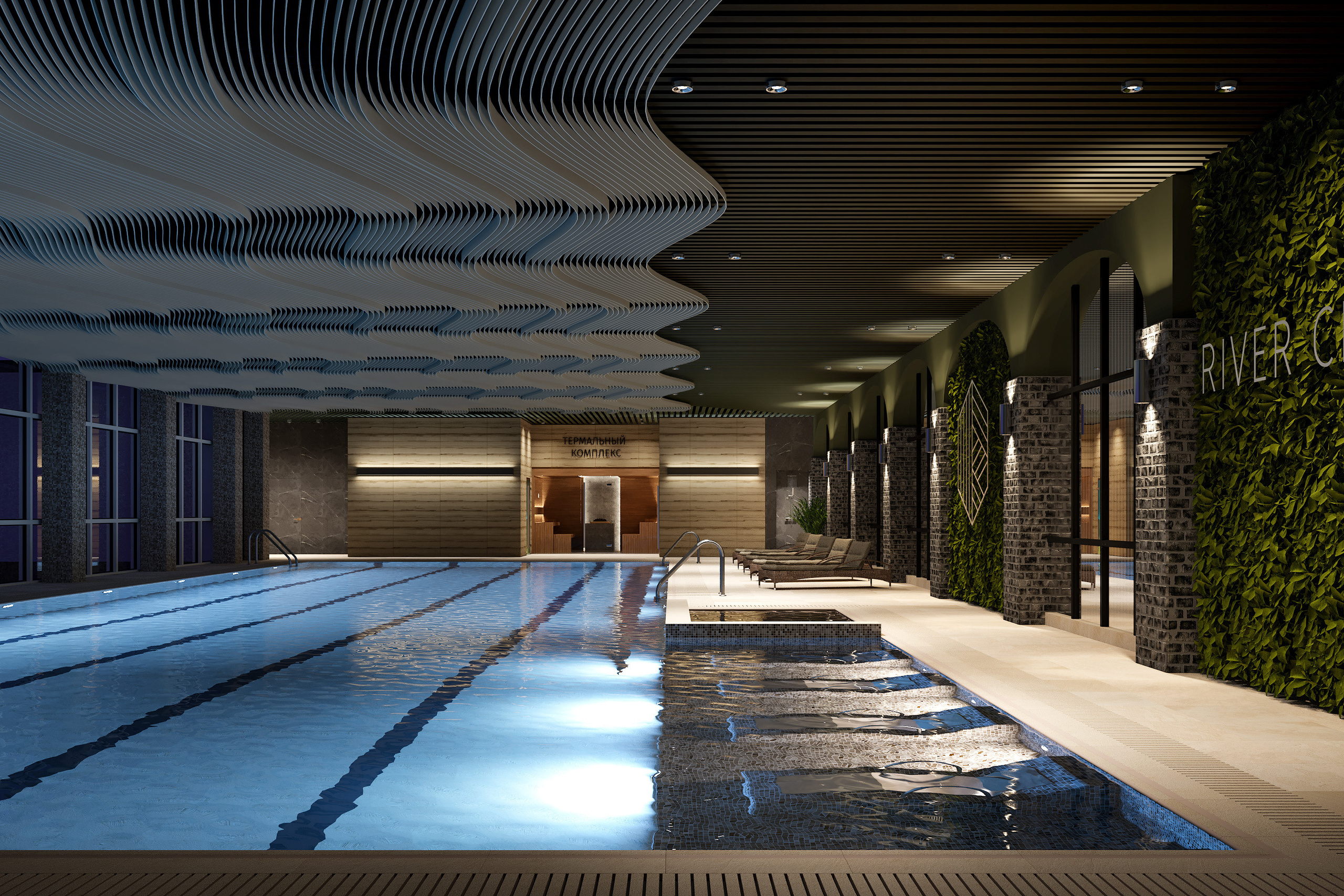 River club. Архитектурно-дизайнерское бюро ROOMS