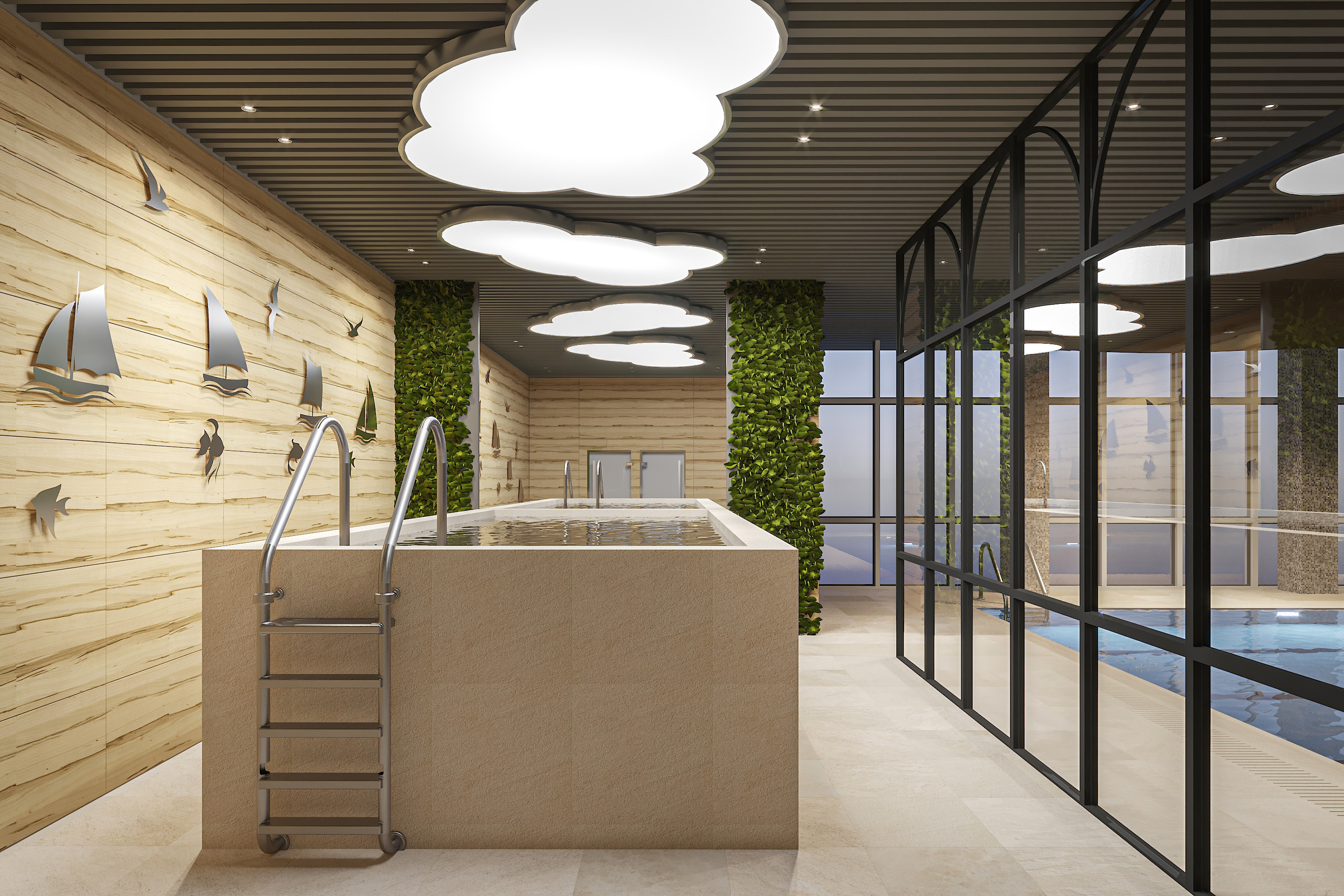 River club. Архитектурно-дизайнерское бюро ROOMS