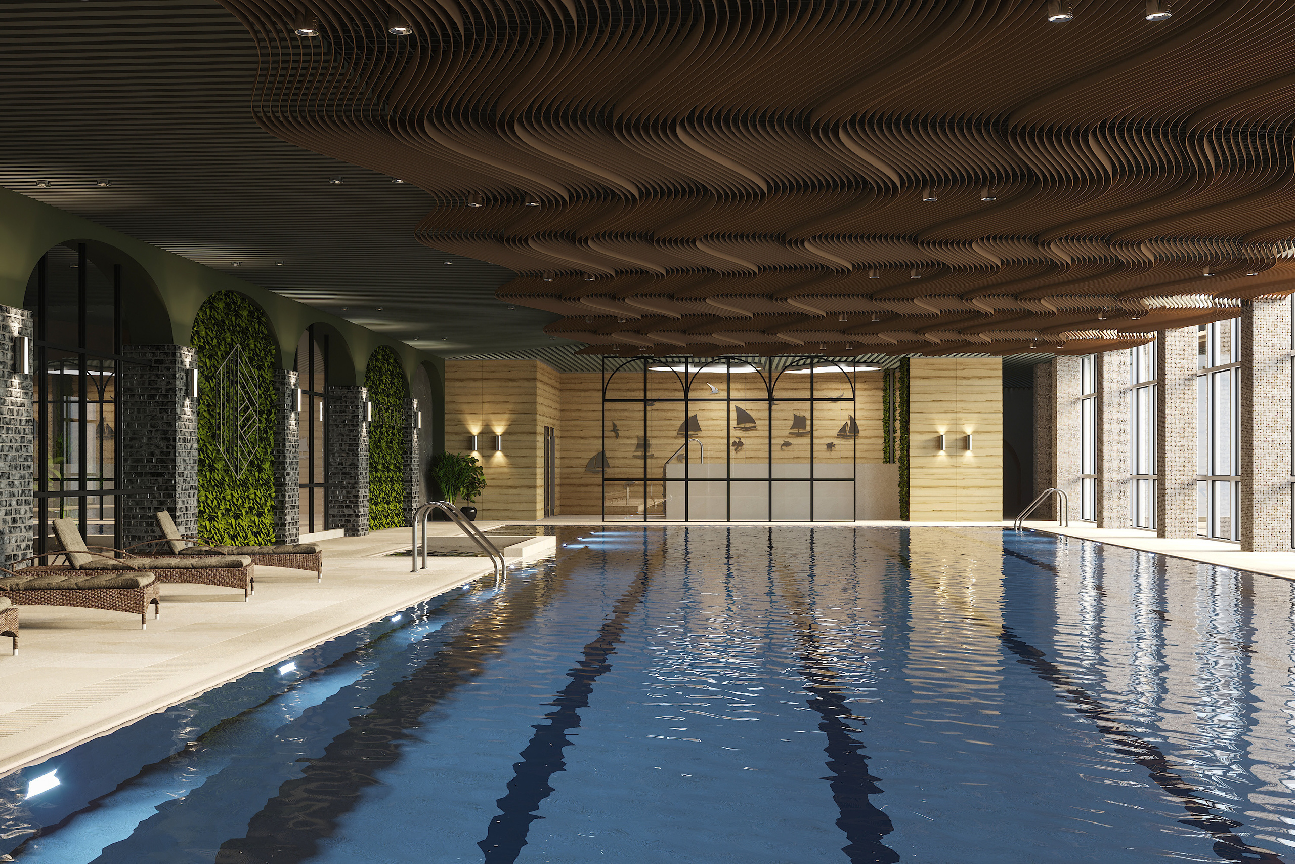 River club. Архитектурно-дизайнерское бюро ROOMS