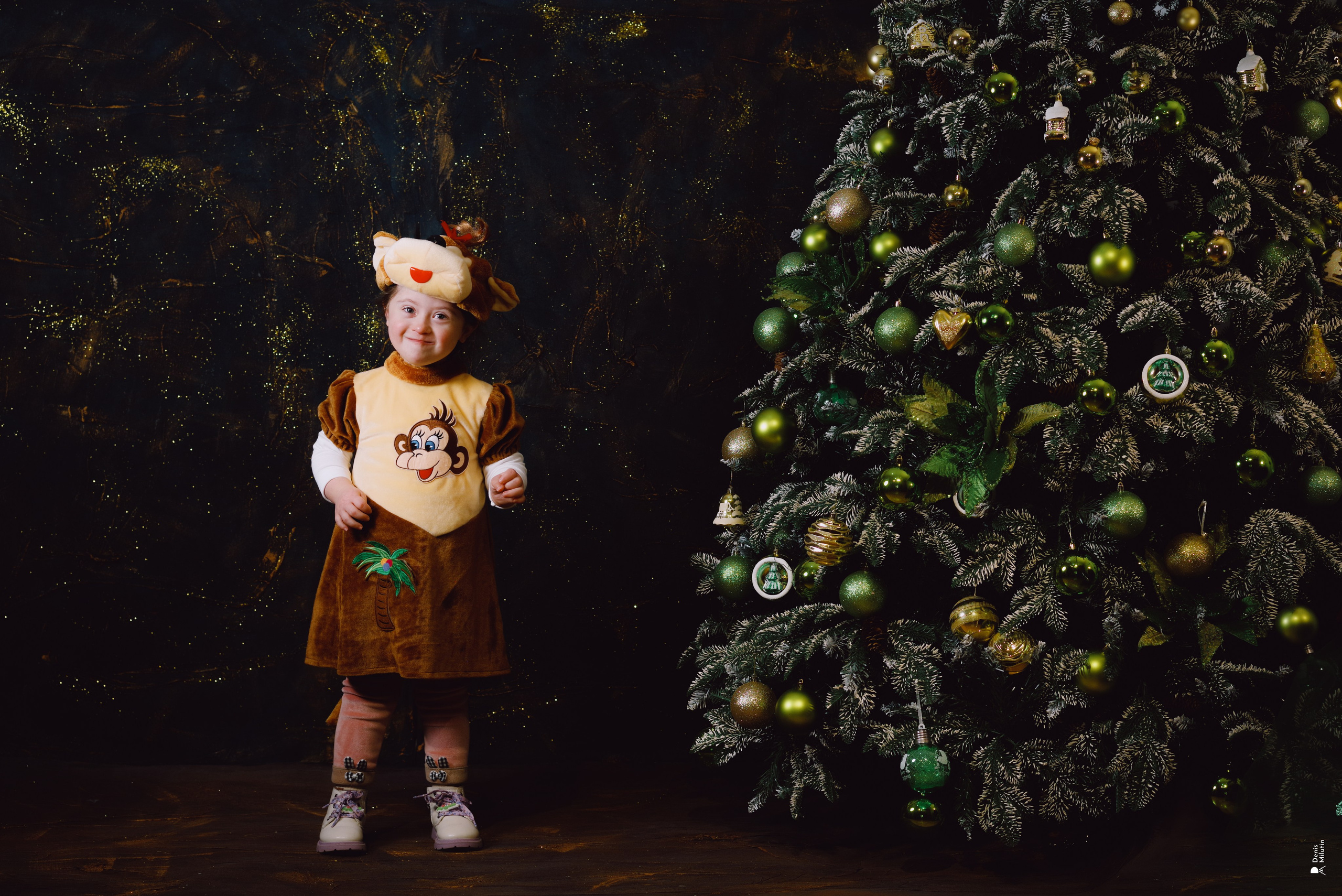 Новогодние открытки. Портретный фотограф Денис Милютин