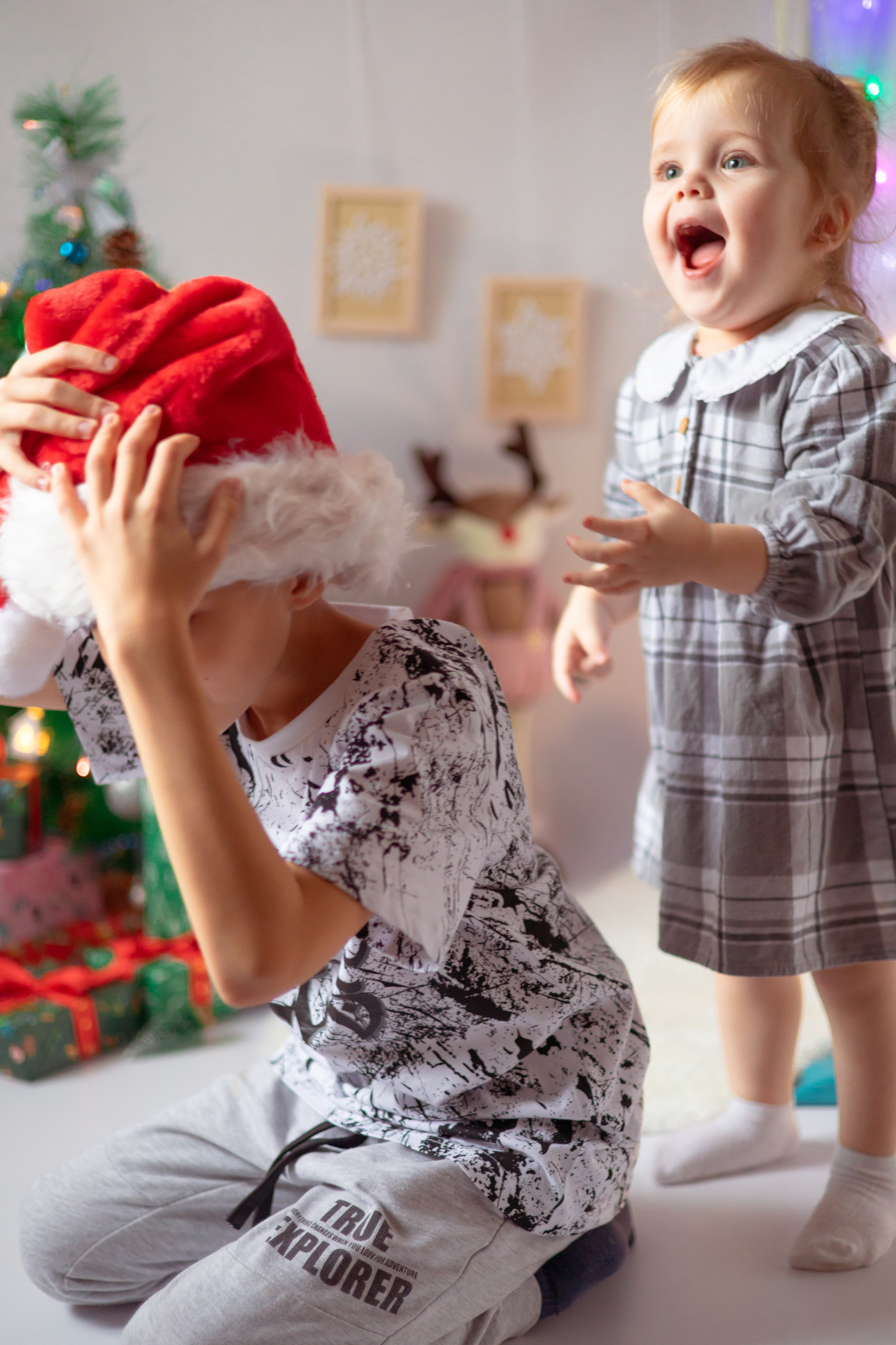 Кирилл и София Новый год 2024. Семейный и детский фотограф в Михайловке Татьяна Лестьева
