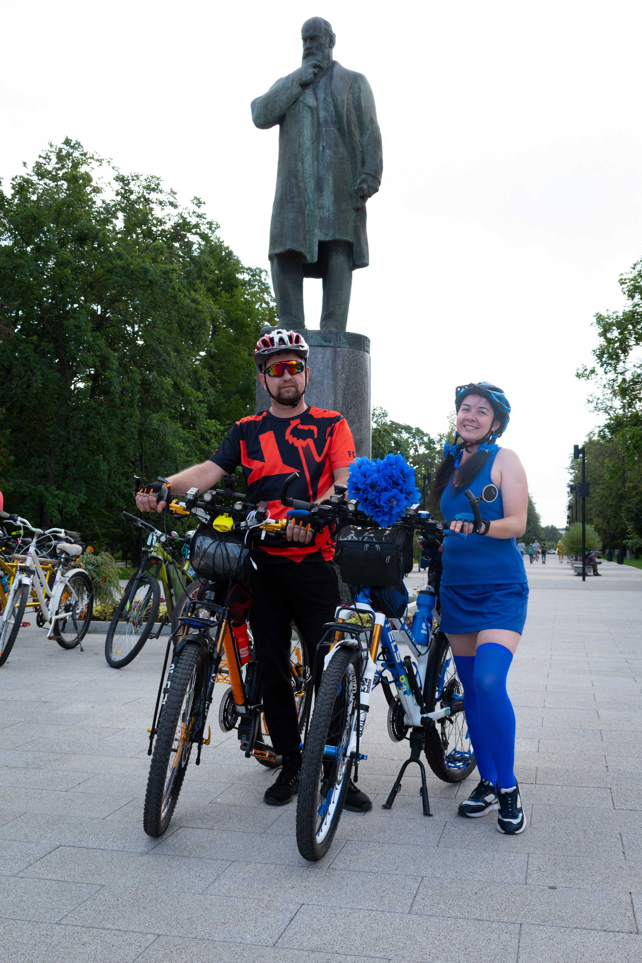 «Леди на велосипеде» — велопробег по г. Жуковскому 2025. Репортажный фотограф Сыбер Мартти