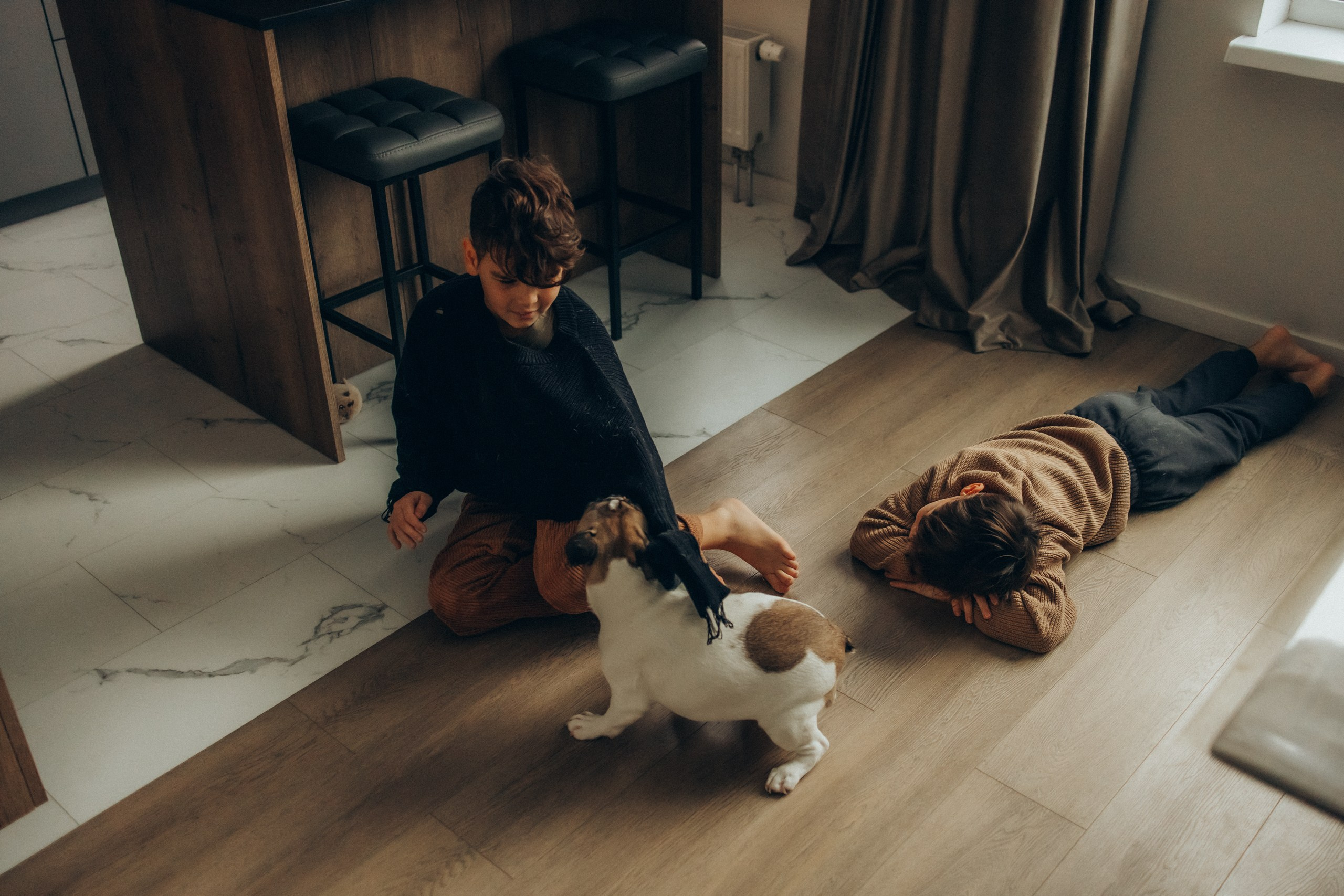 Руслан, Тимур и Луна. Семейный фотограф Москва