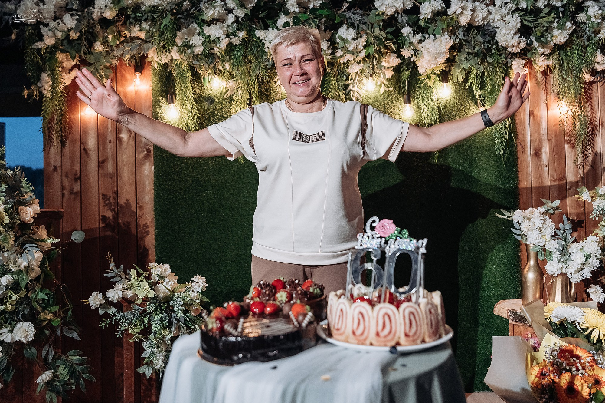 Юбилей Ирины в семейном кругу. Свадебный фотограф в Дубне Алексей Фонарёв