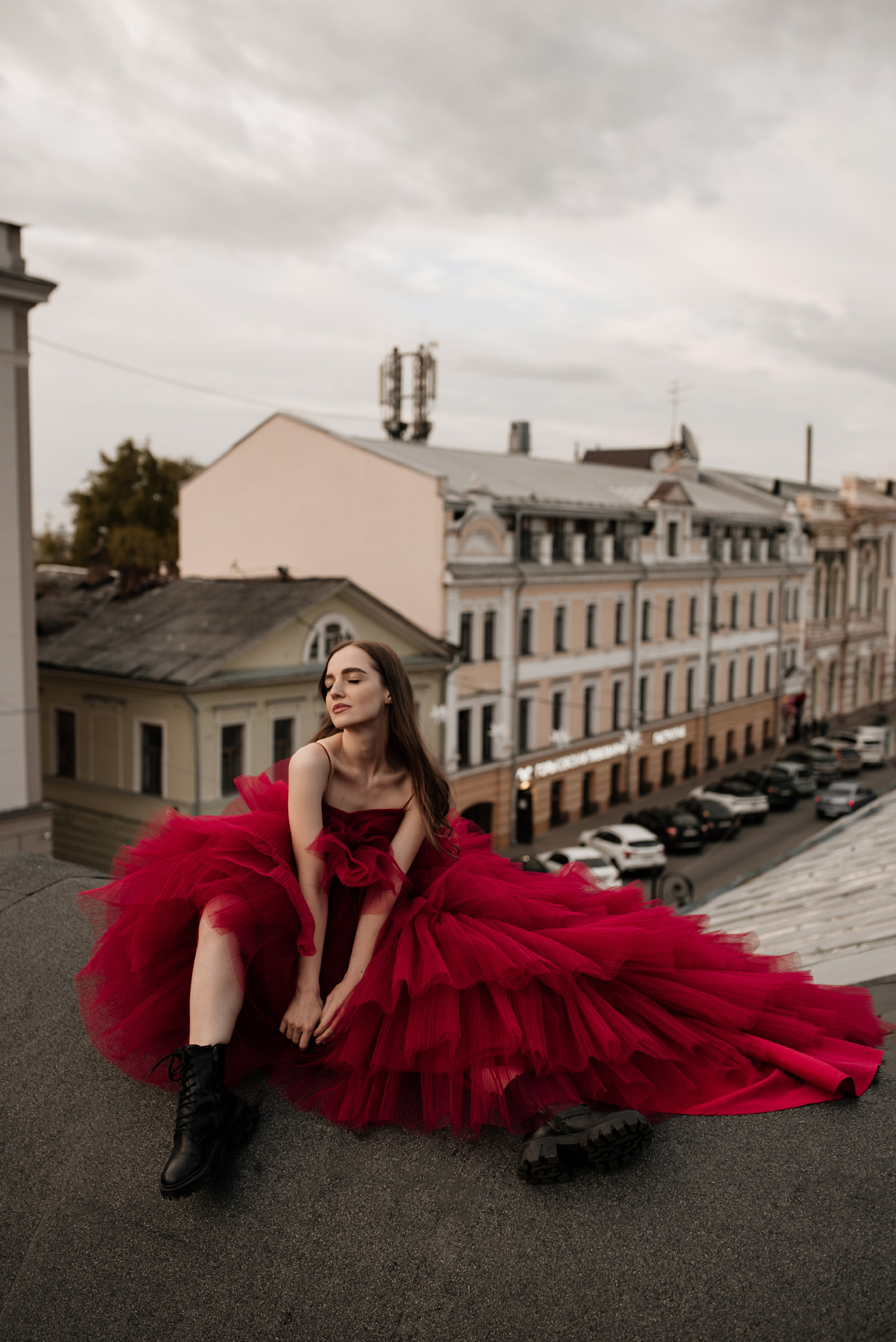 Аня ♡ Крыша. Фотограф Ольга Плеханова | Нижний Новгород, Москва