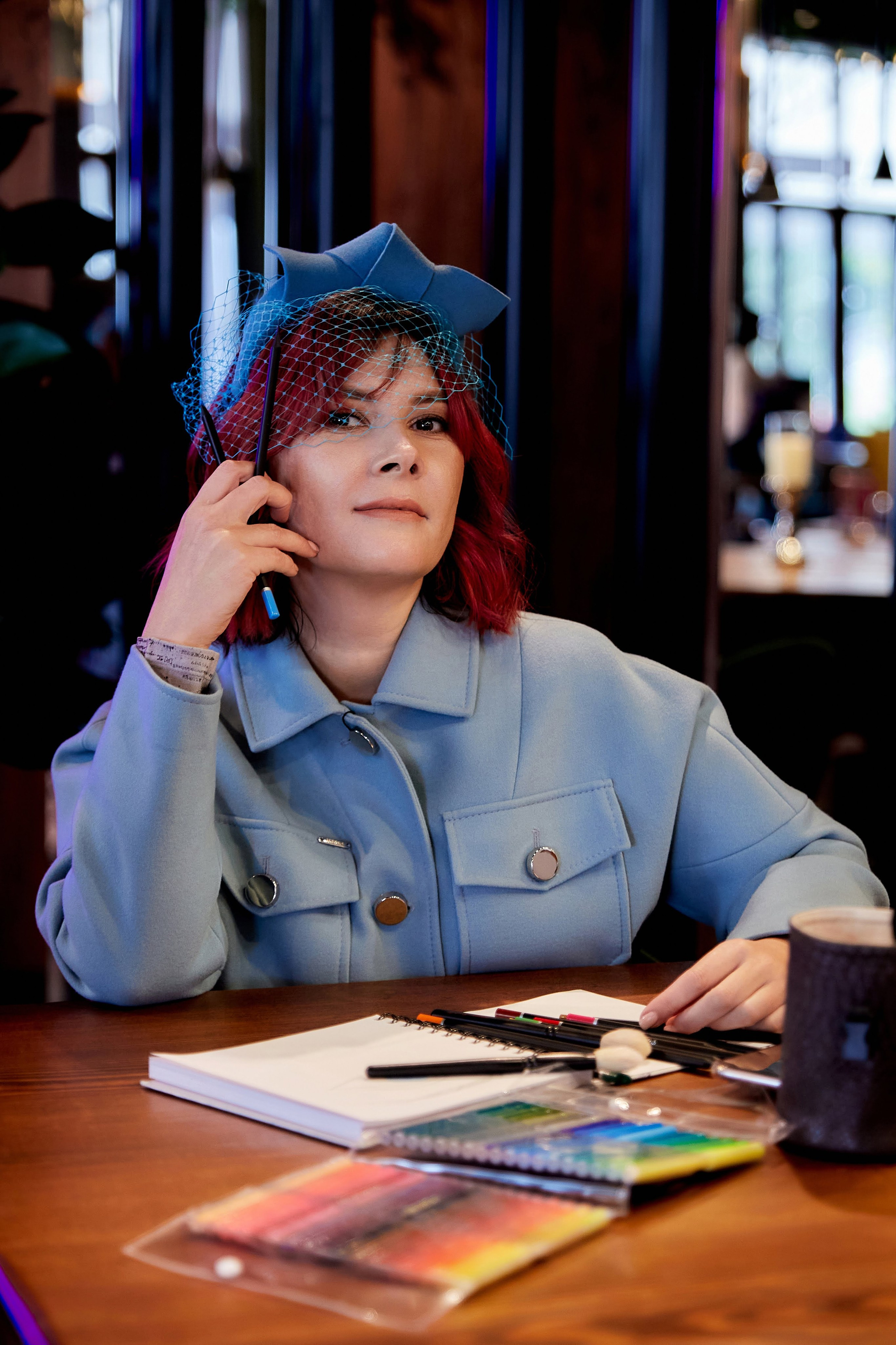 Девушка в ресторане