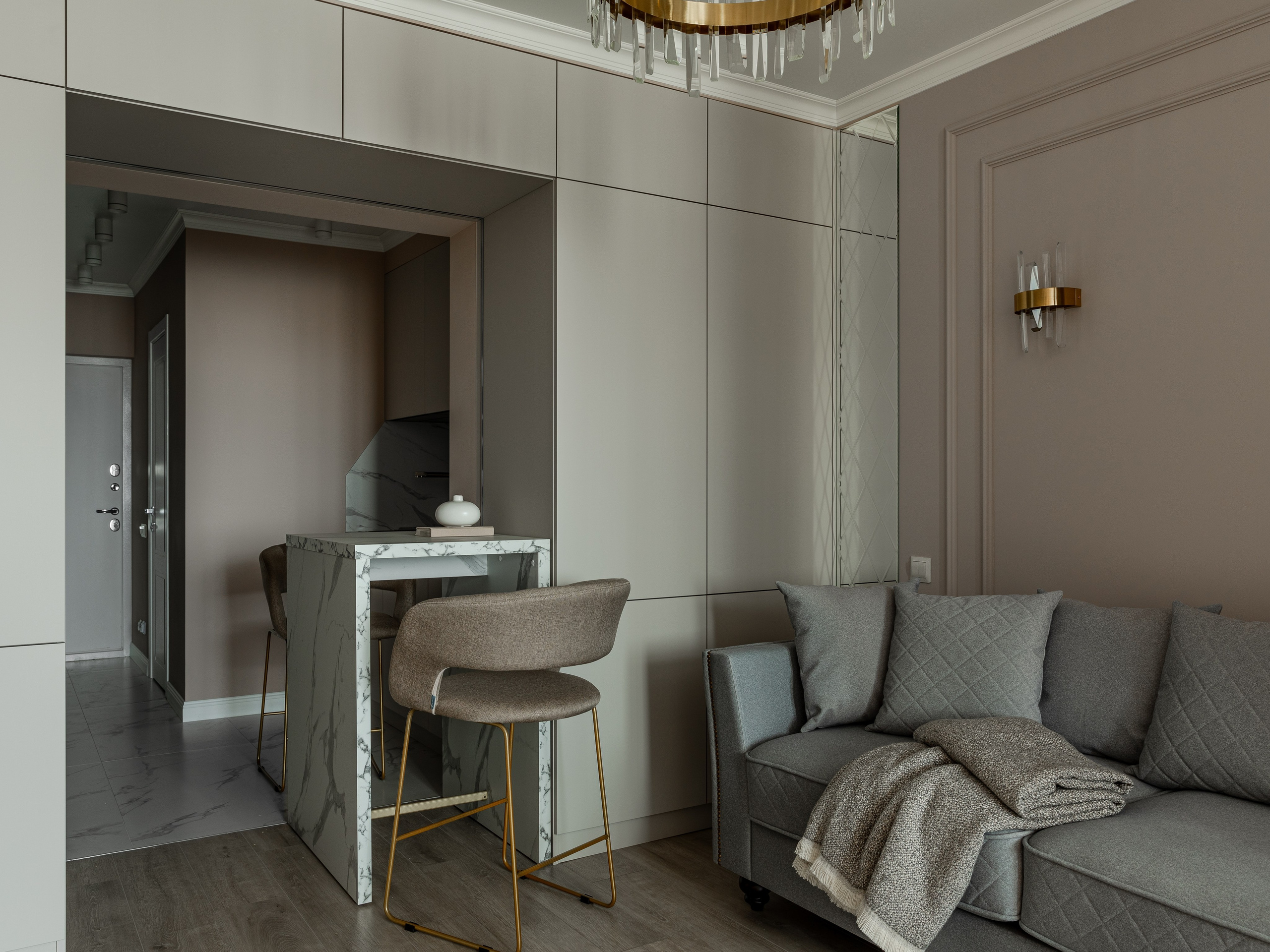 Дизайн: Мария Лебедева в ЖК Морская Симфония. Интерьерный фотограф Москва