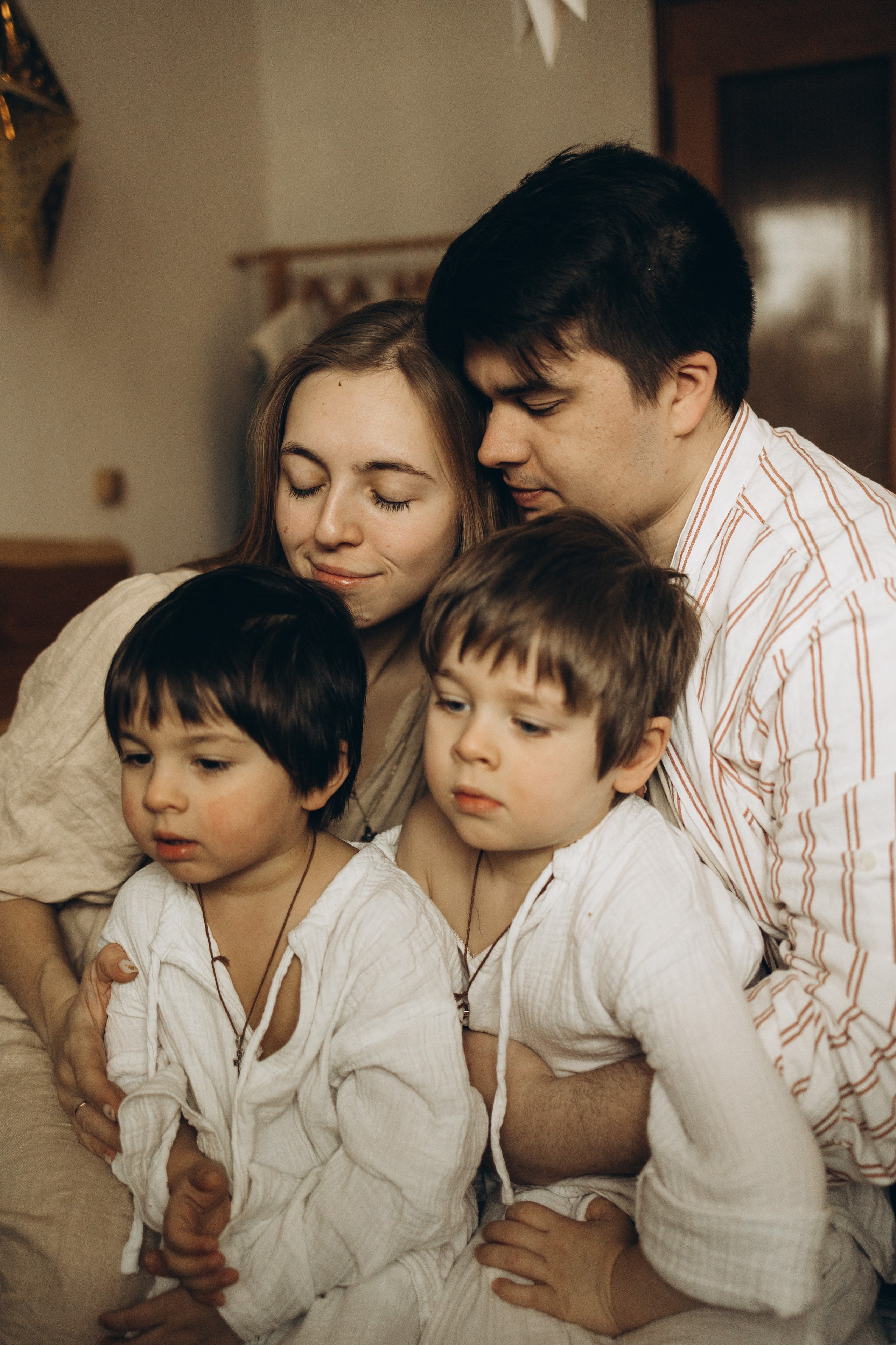 Оля, Саша, Елисей и Демид. Семейный фотограф в Москве Виктория Ястребинская