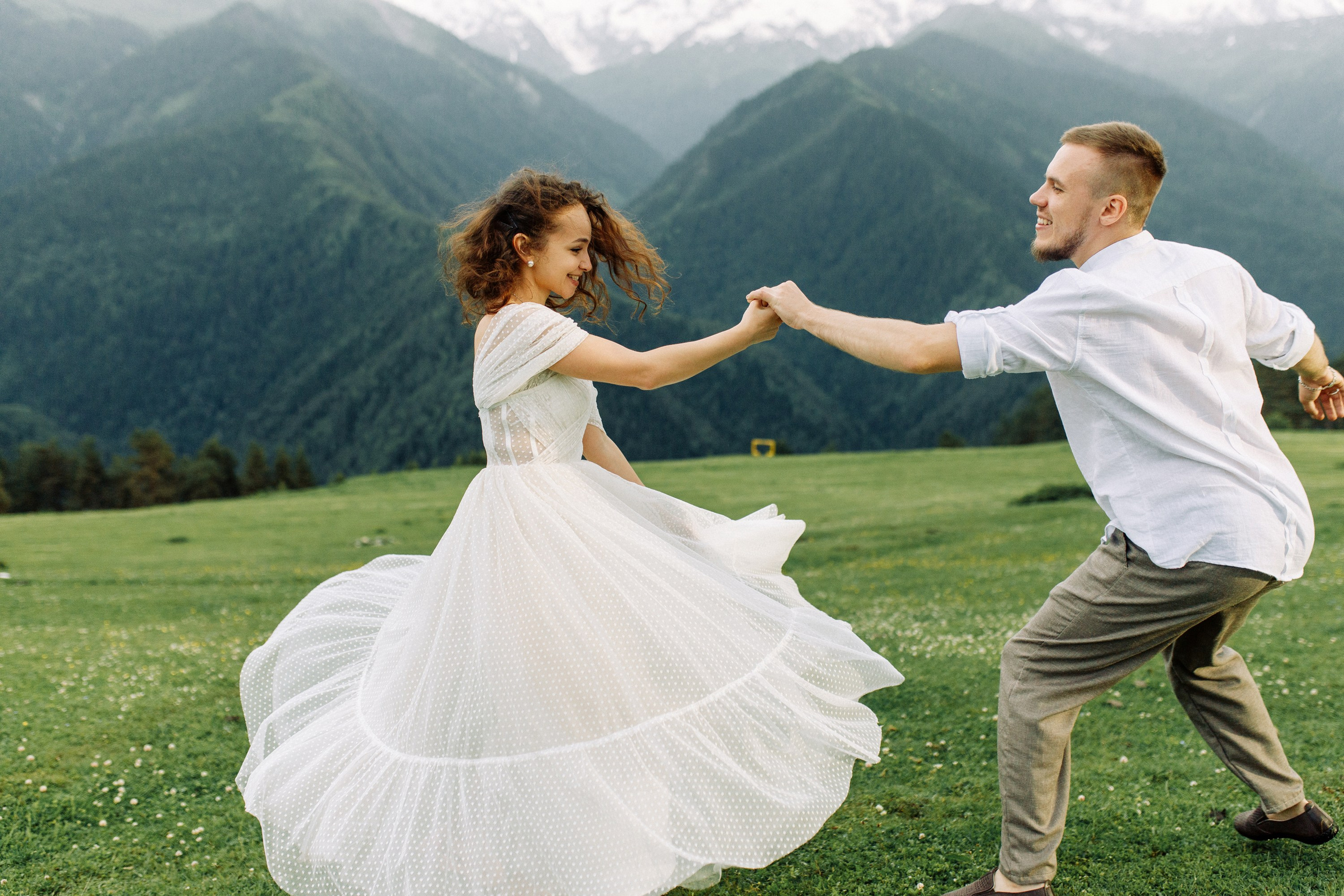 Свадьба в горах Сванетии в Грузии