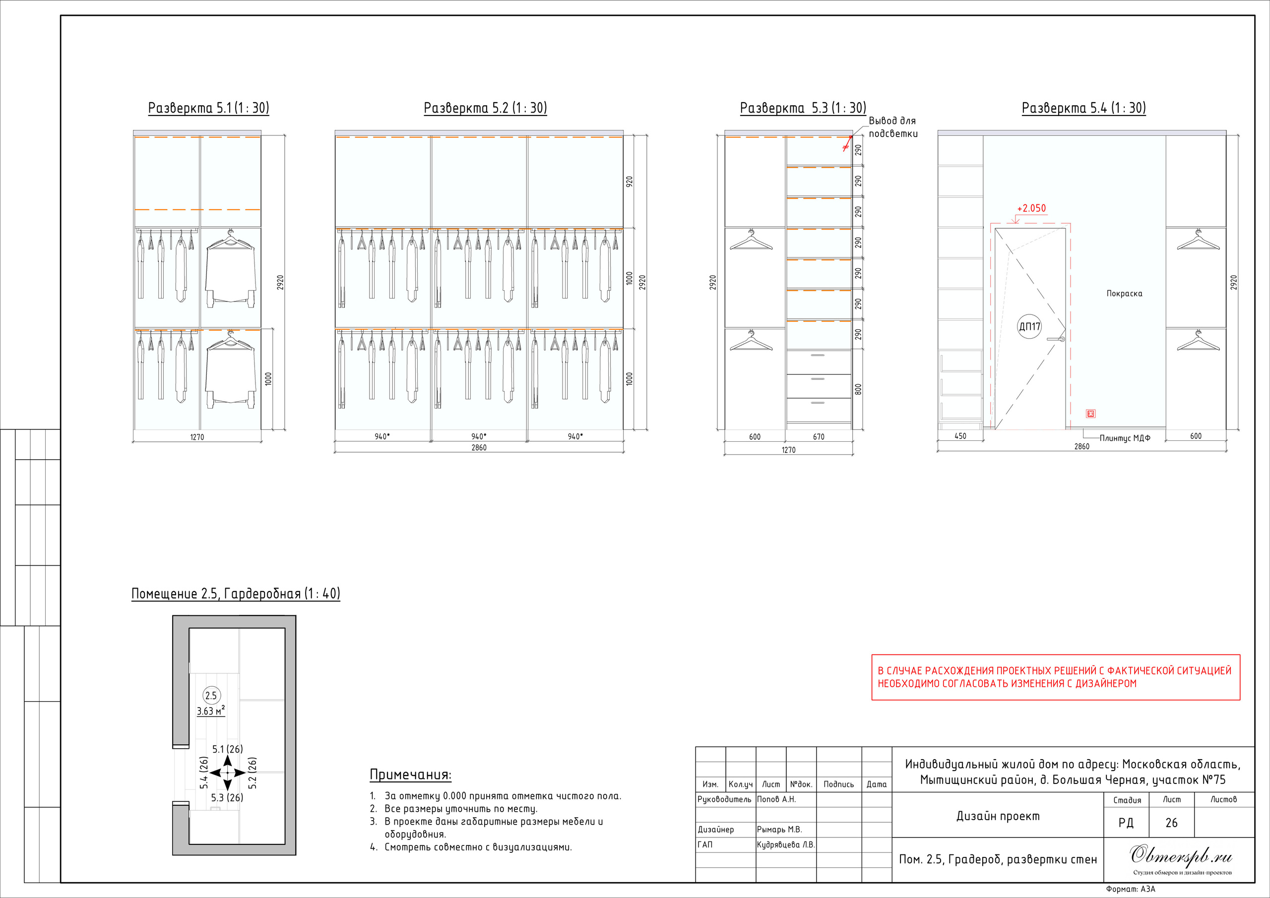 Частный дом в МО дизайн RYMAR archistudio. Студия обмеров и проектирования