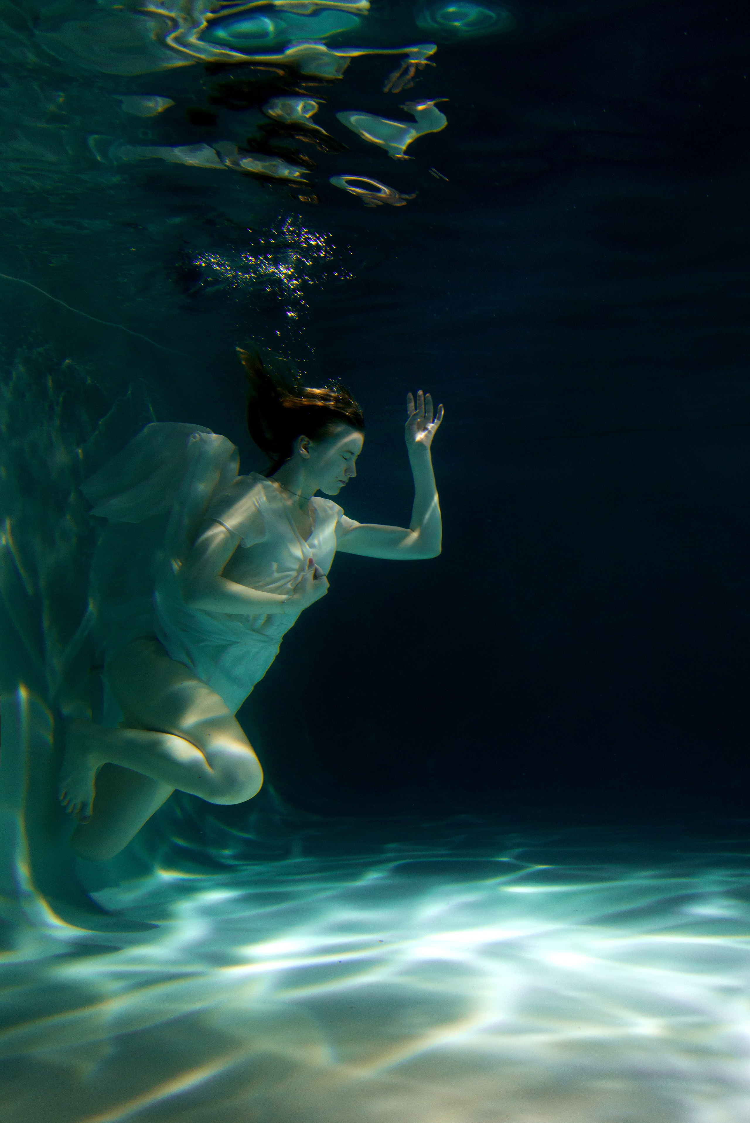 Под водой. Фотограф и дизайнер в Москве Екатерина Лобачева